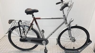 Gazelle chamonix | gebruikt | 3 maanden garantie | 28 inch heren grijs 61cm 20