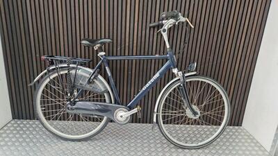 Gazelle orange plus | gebruikt | 3 maanden garantie | heren donker blauw 58cm