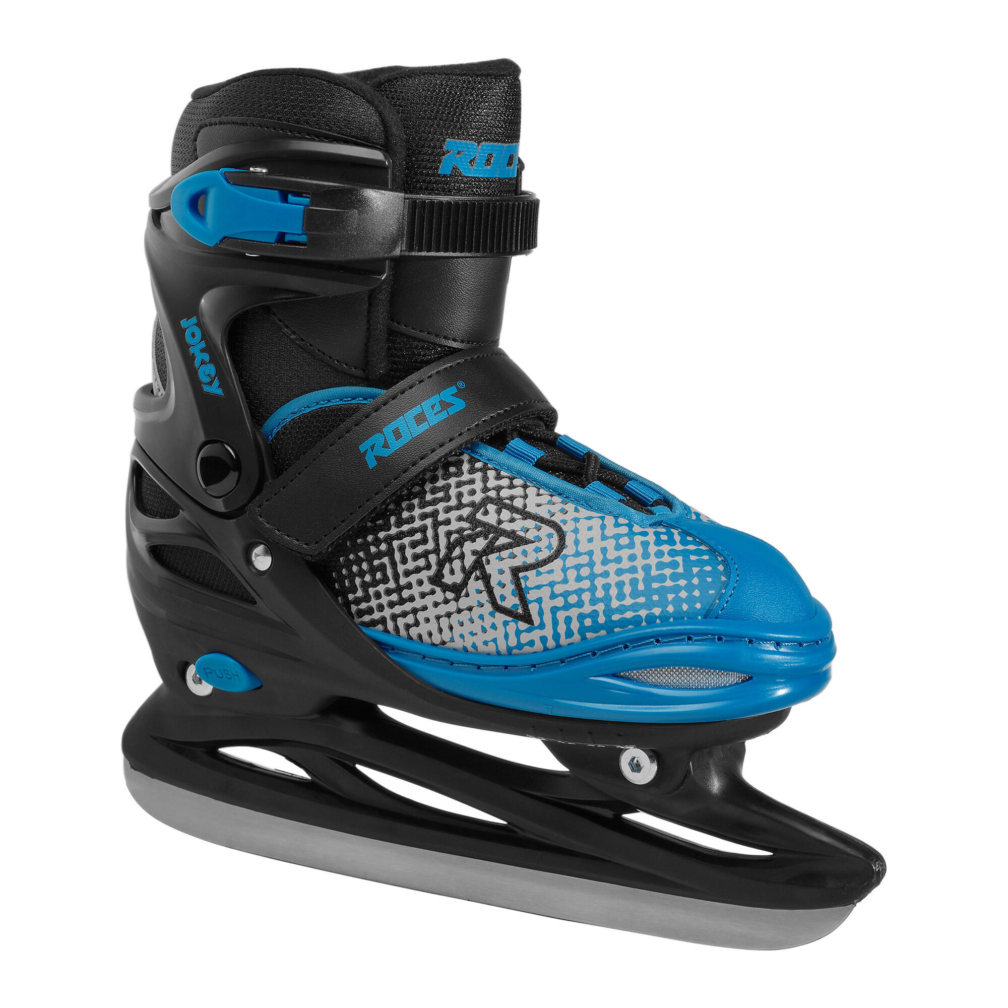 Jokey Ice X - Verstelbare Schaatsen - Kinderen - Zwart/Blauw 2/6
