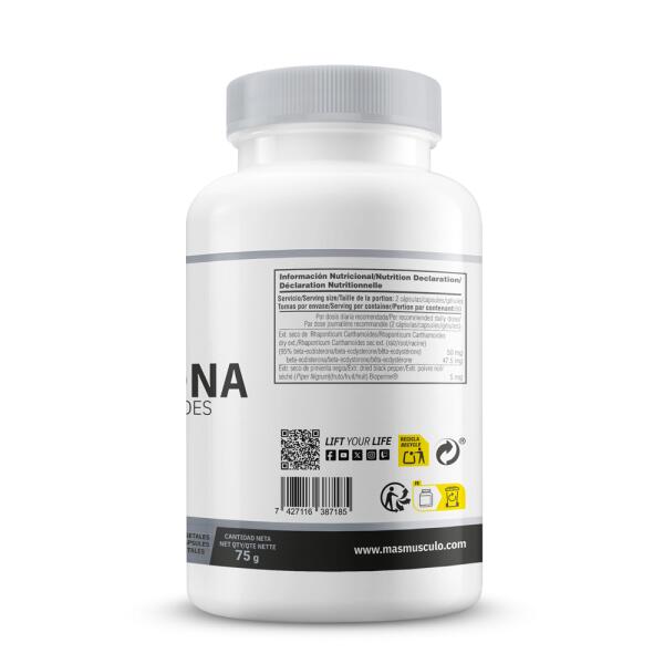 Ecdisterone - 120 capsule vegetali MASMUSCULO 3/5
