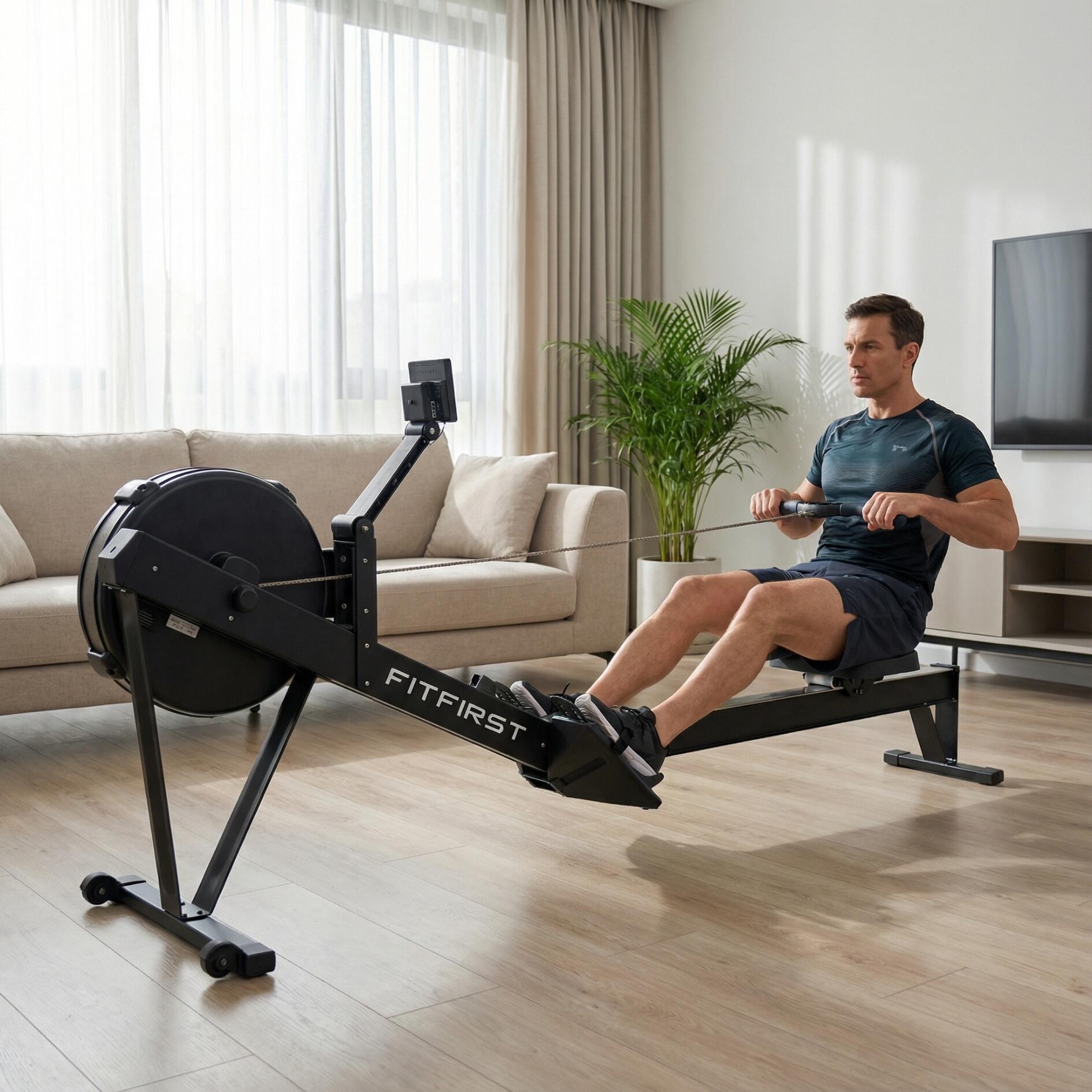 AirRower avec applications d’entraînement, pliable et déplaçable 2/7