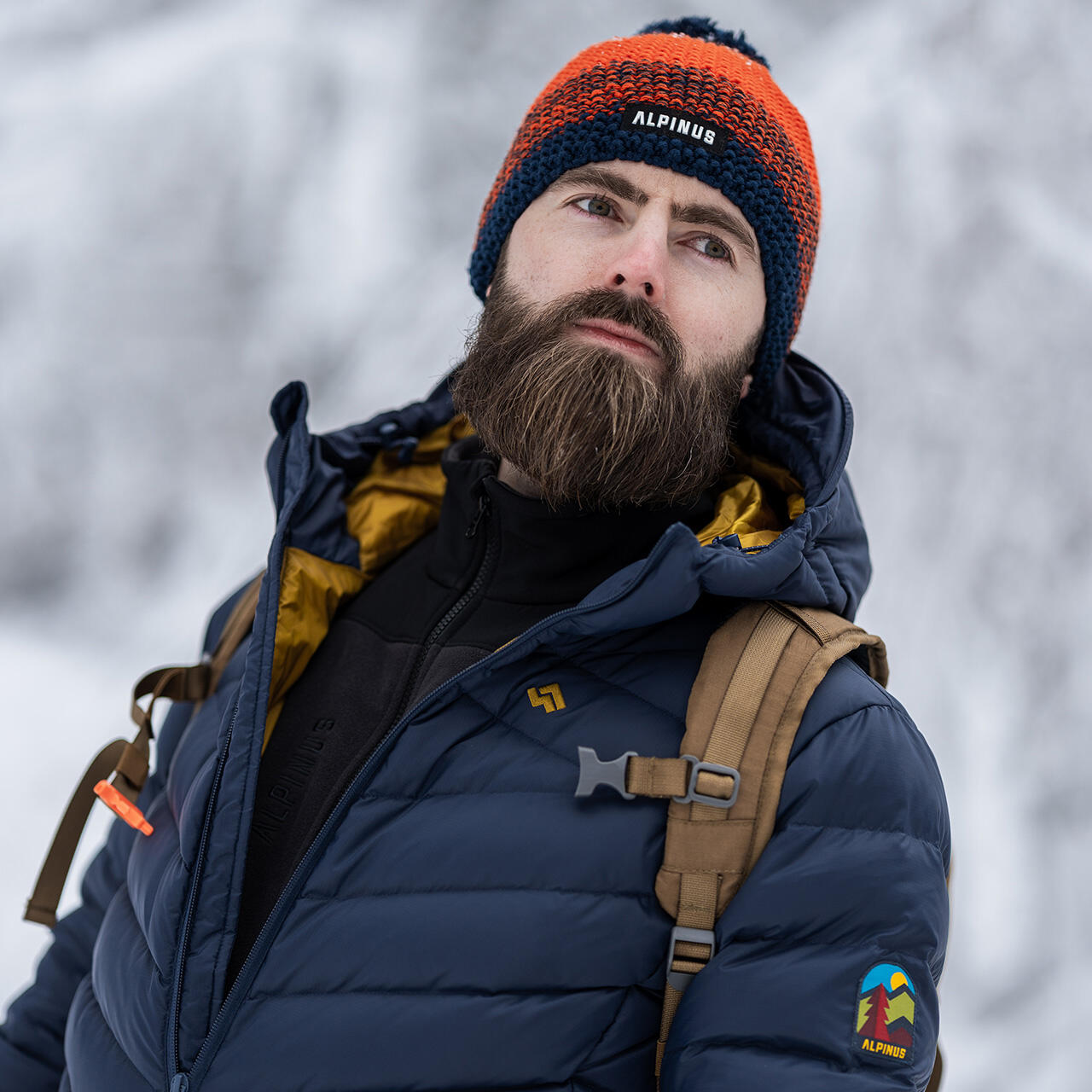 Doudoune en duvet de trek montagne Alpinus Monviso - Homme 7/7