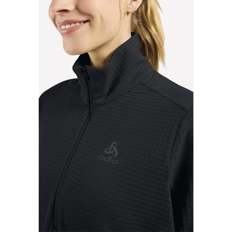 ODLO Odlo Mid Layer 1/2 Zip Essential Thermal  ZWART L