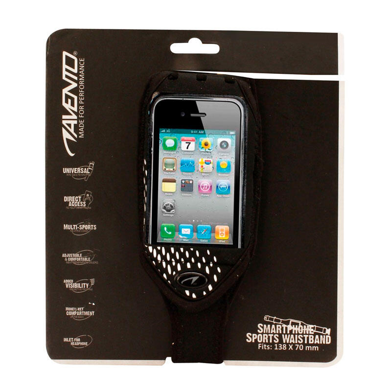 Avento Smartphone Para Cintura – Negro/Plata 5/5