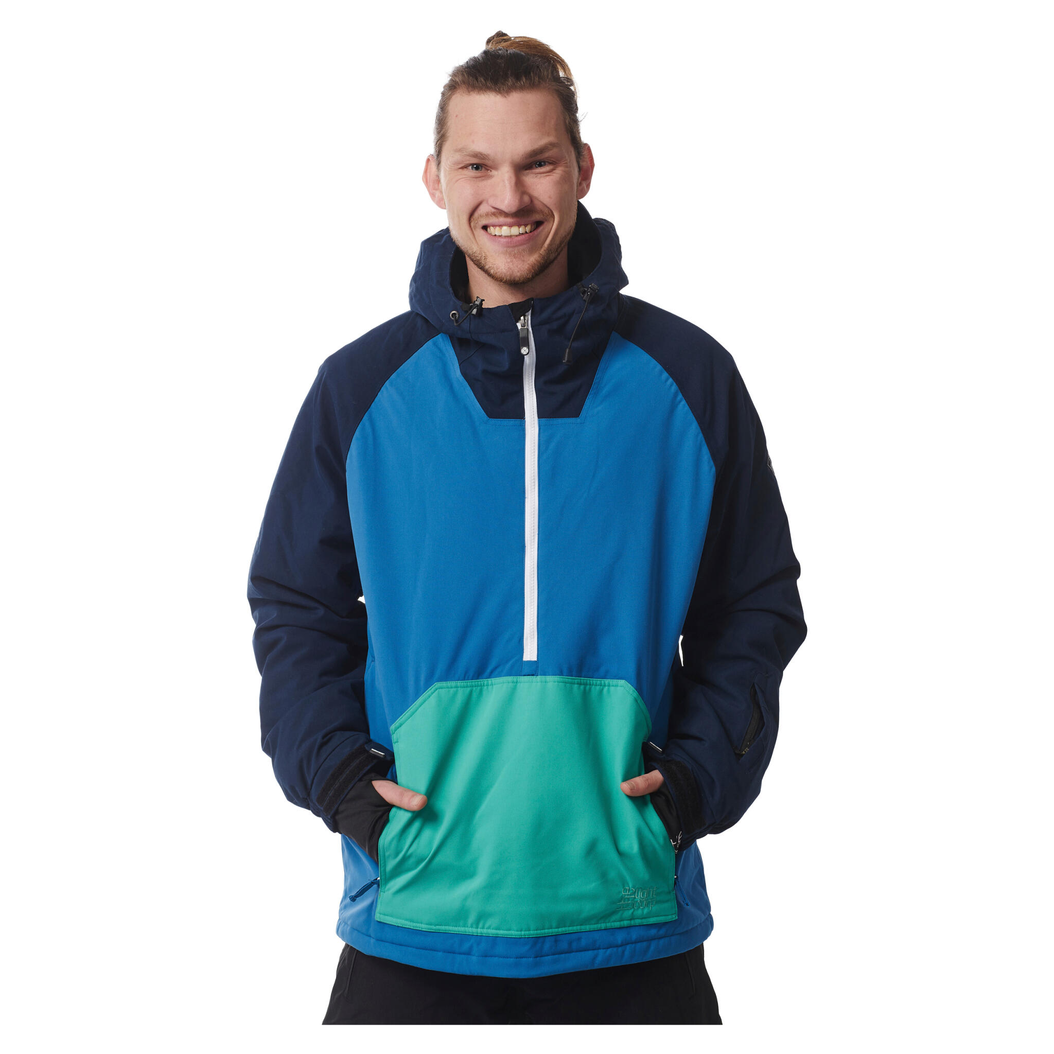 Light Ski-/Snowboardjacke Rail | Herren| Faience Blue/N. Blue/Mint 2/5