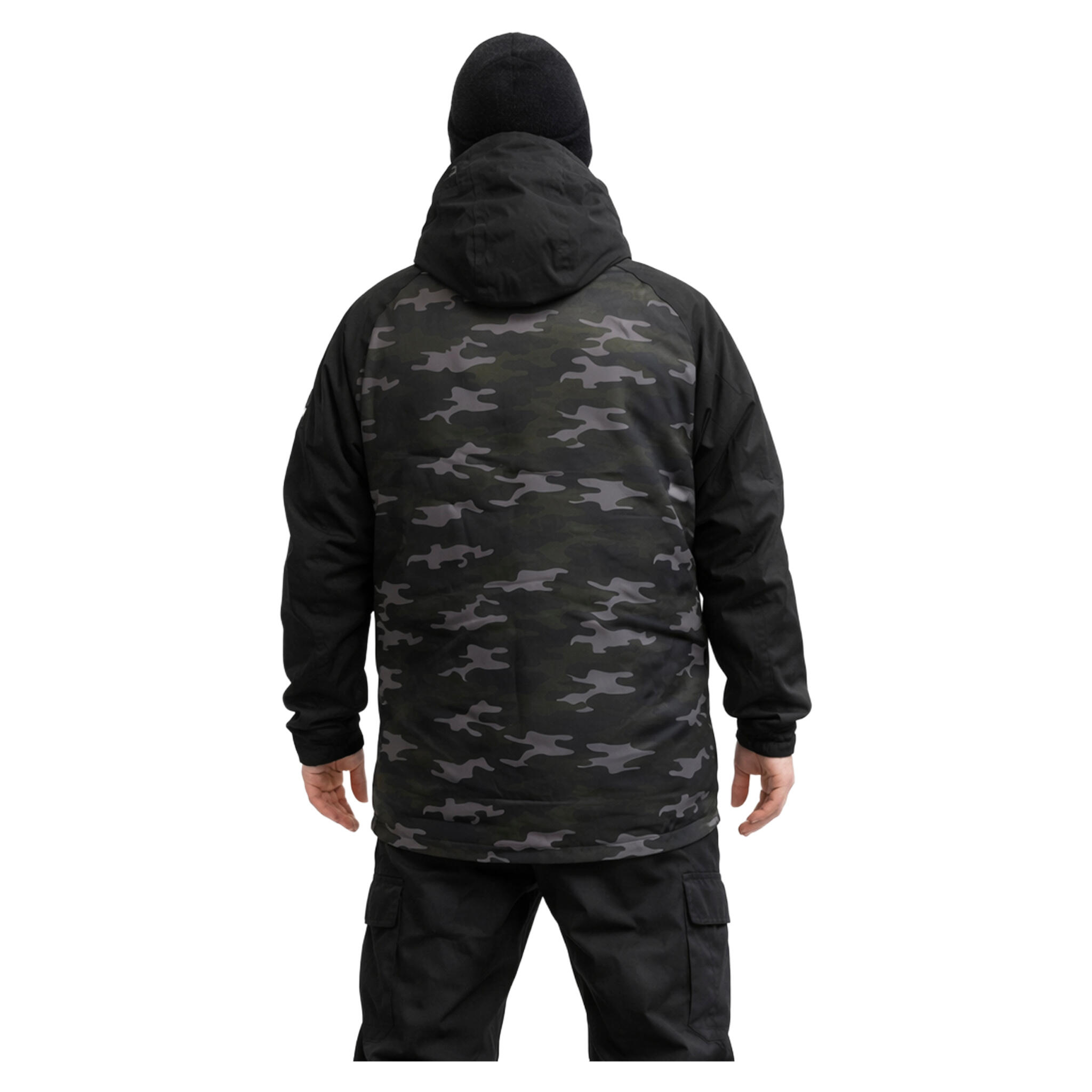 Light Ski-/Snowboardjacke Rail | Herren| Camo/Black 2/3