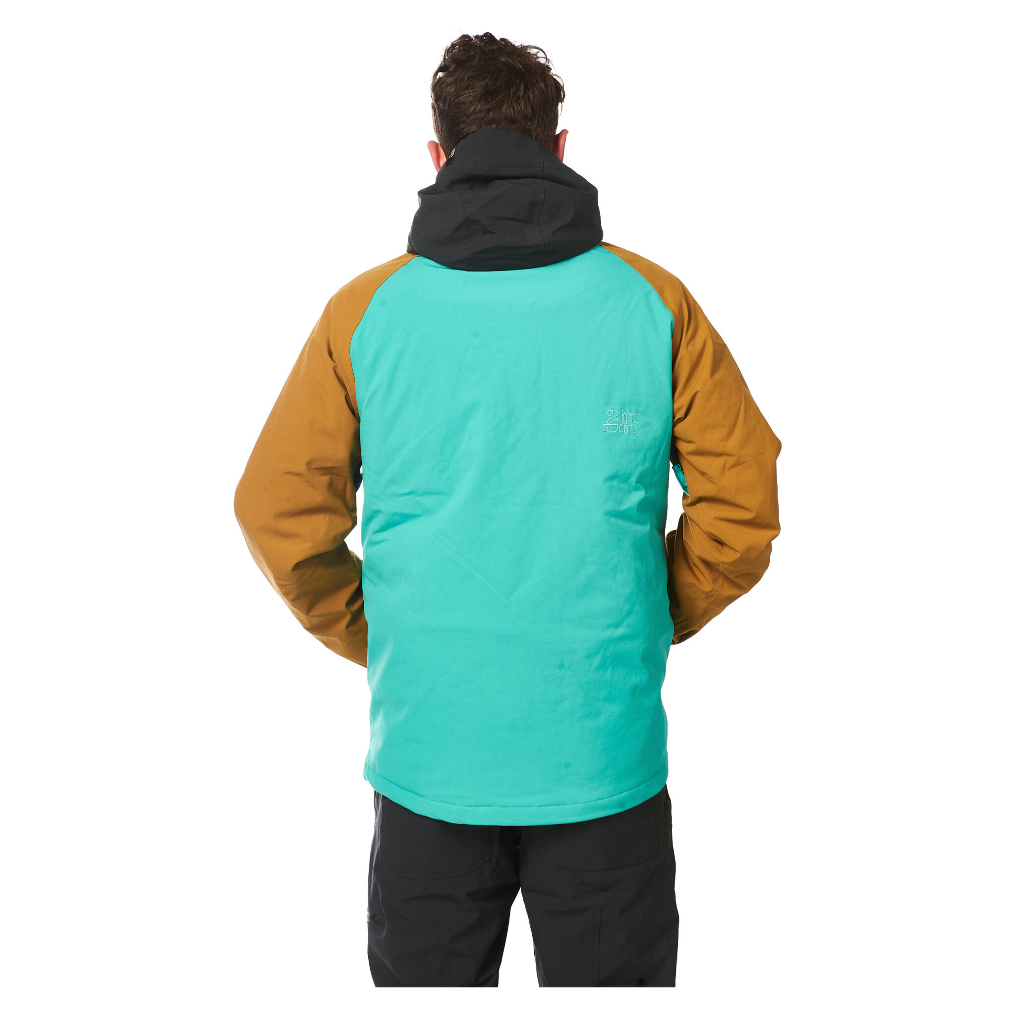Light Ski-/Snowboardjacke Rail | Herren| Bone Brown/Mint/Black 7/7