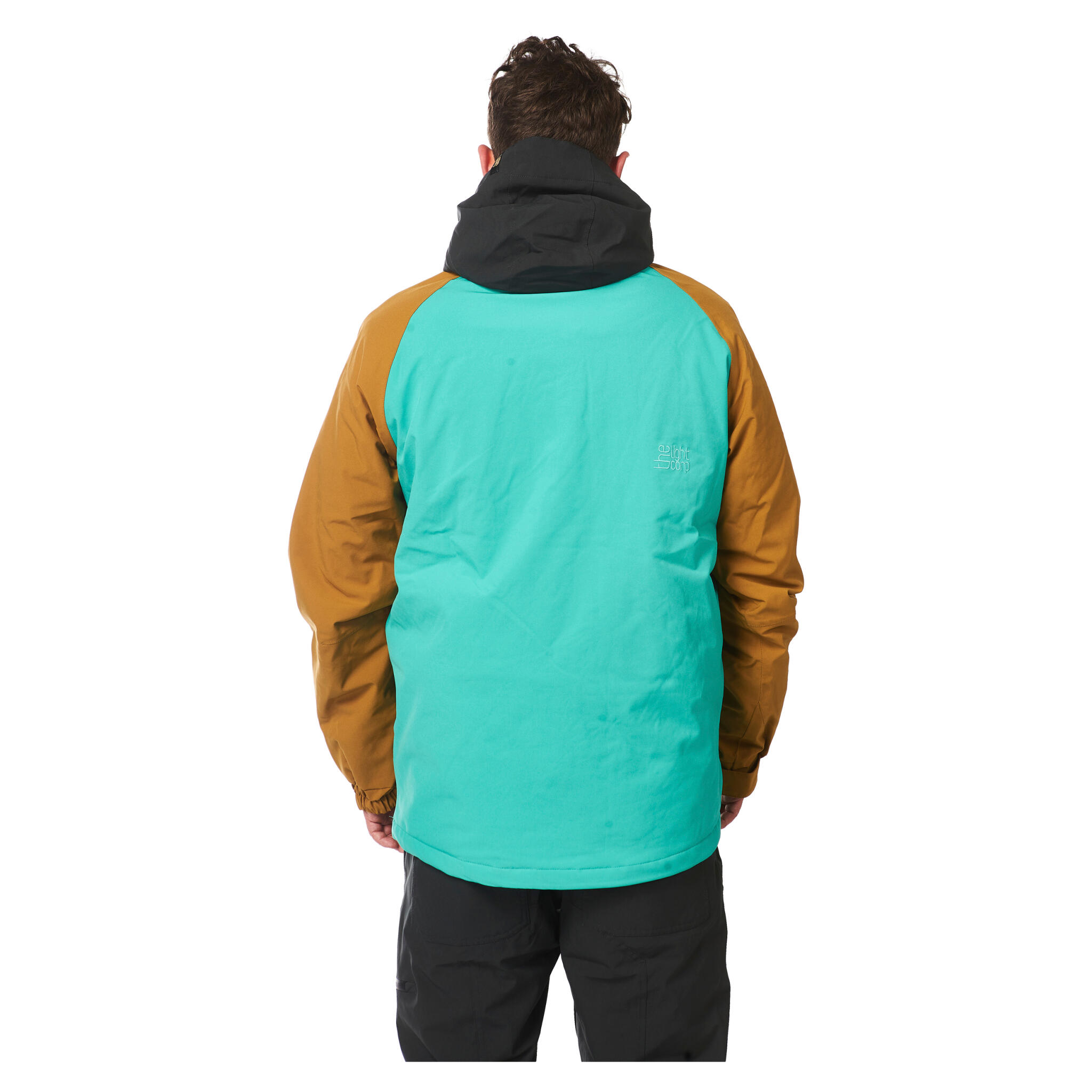 Light Ski-/Snowboardjacke Rail | Herren| Bone Brown/Mint/Black 6/7