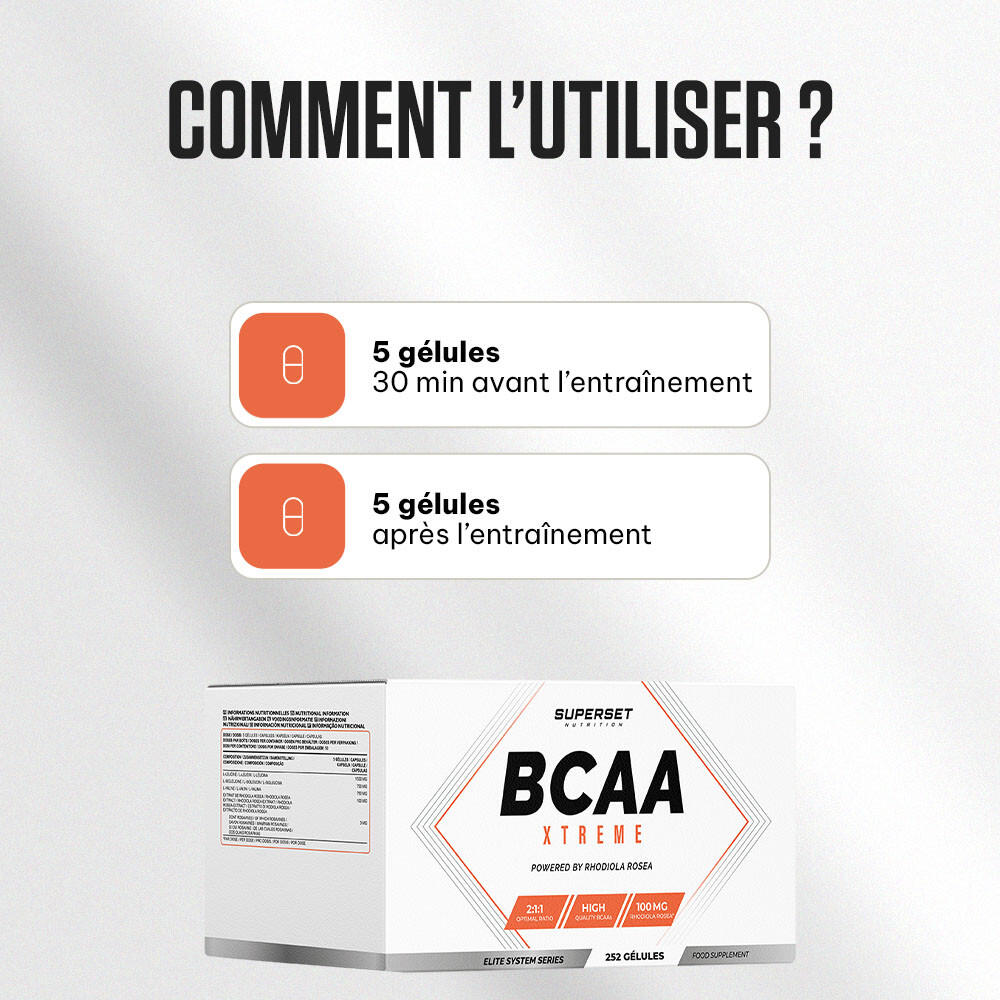 BCAA XTREME (252 caps)