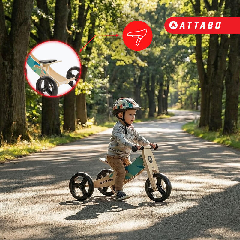 Velociped biciclete de oras copii Ride 2w1, albastru