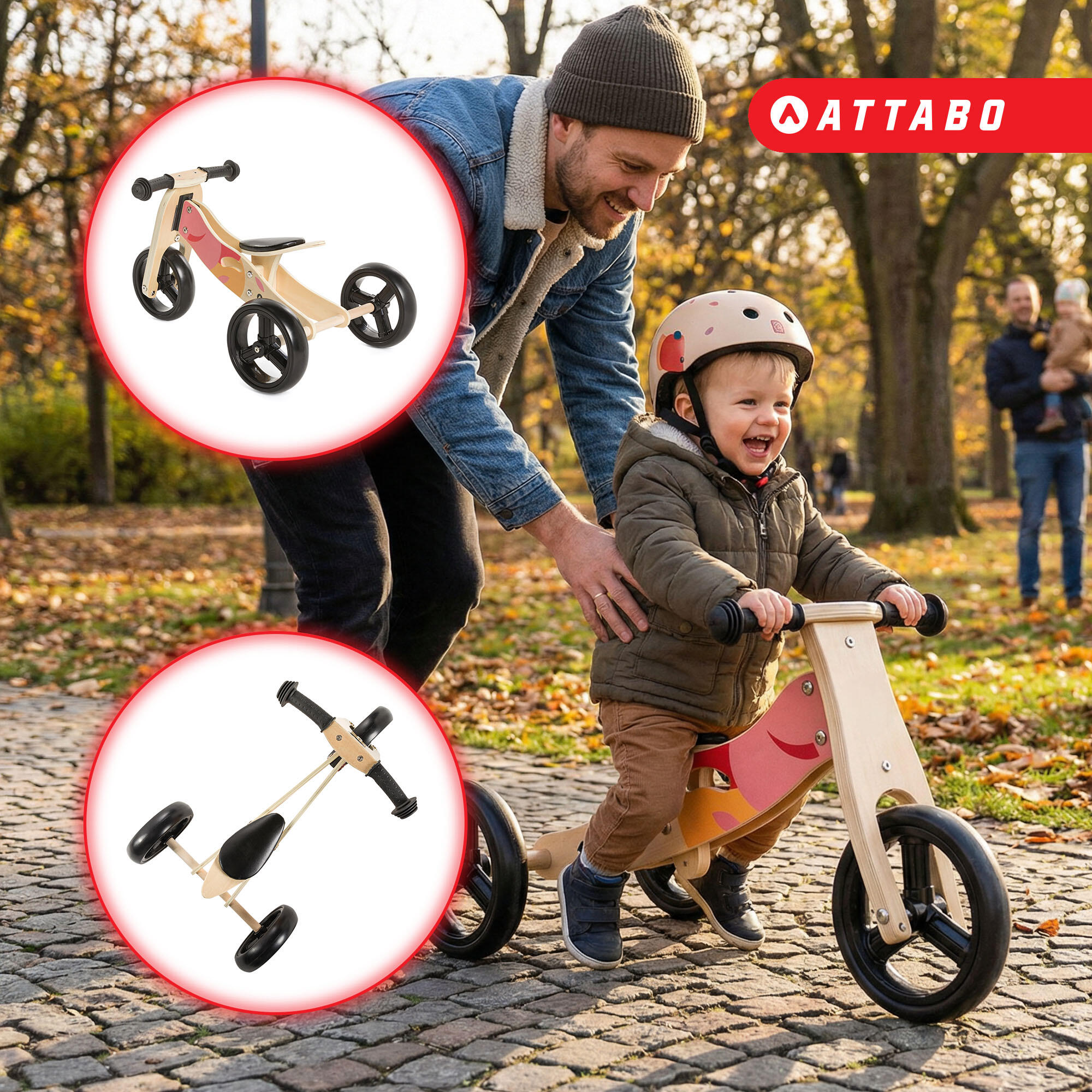 Draisienne ATTABO Ride 2en1 7" 2/7