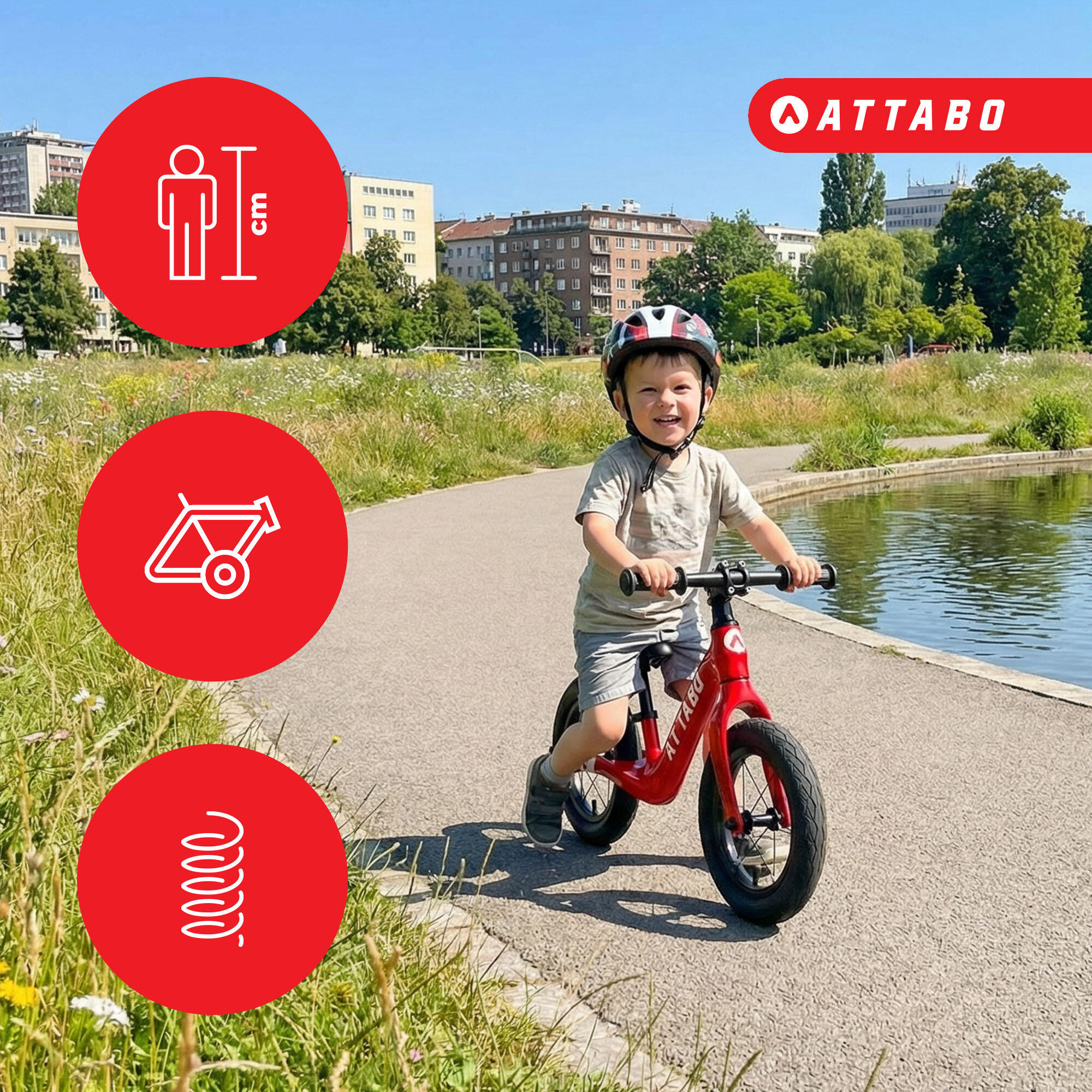 Bicicletta senza pedali ATTABO Brisk 2/7