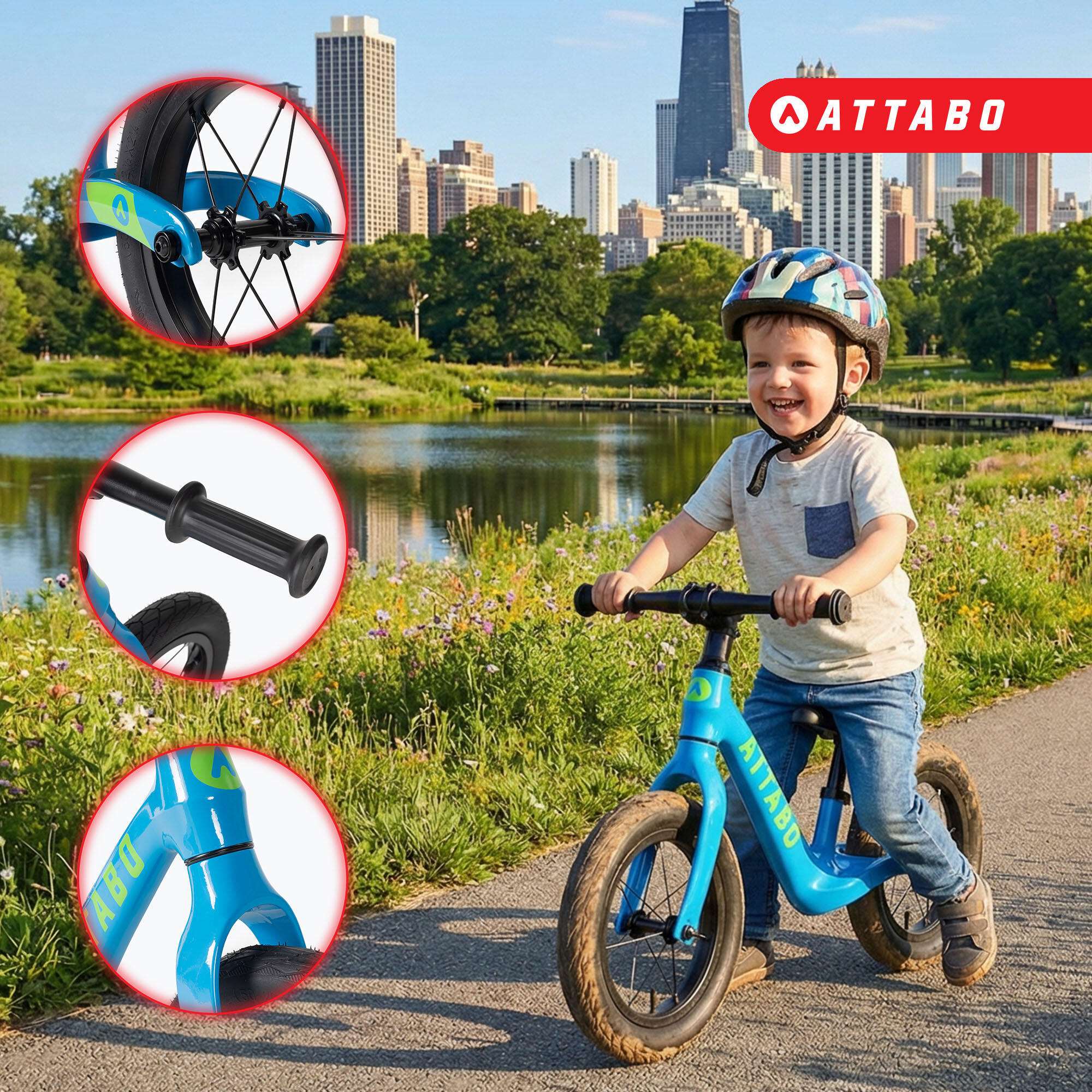 Bicicletta senza pedali ATTABO Brisk 5/7