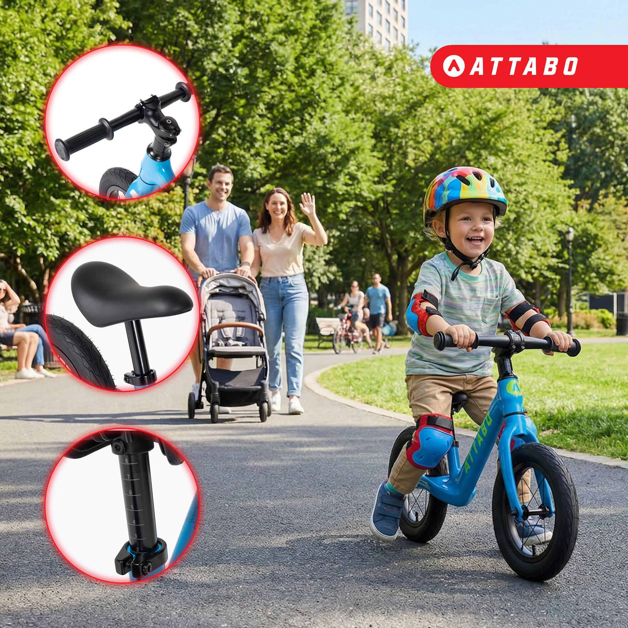 Bicicletta senza pedali ATTABO Brisk 4/7