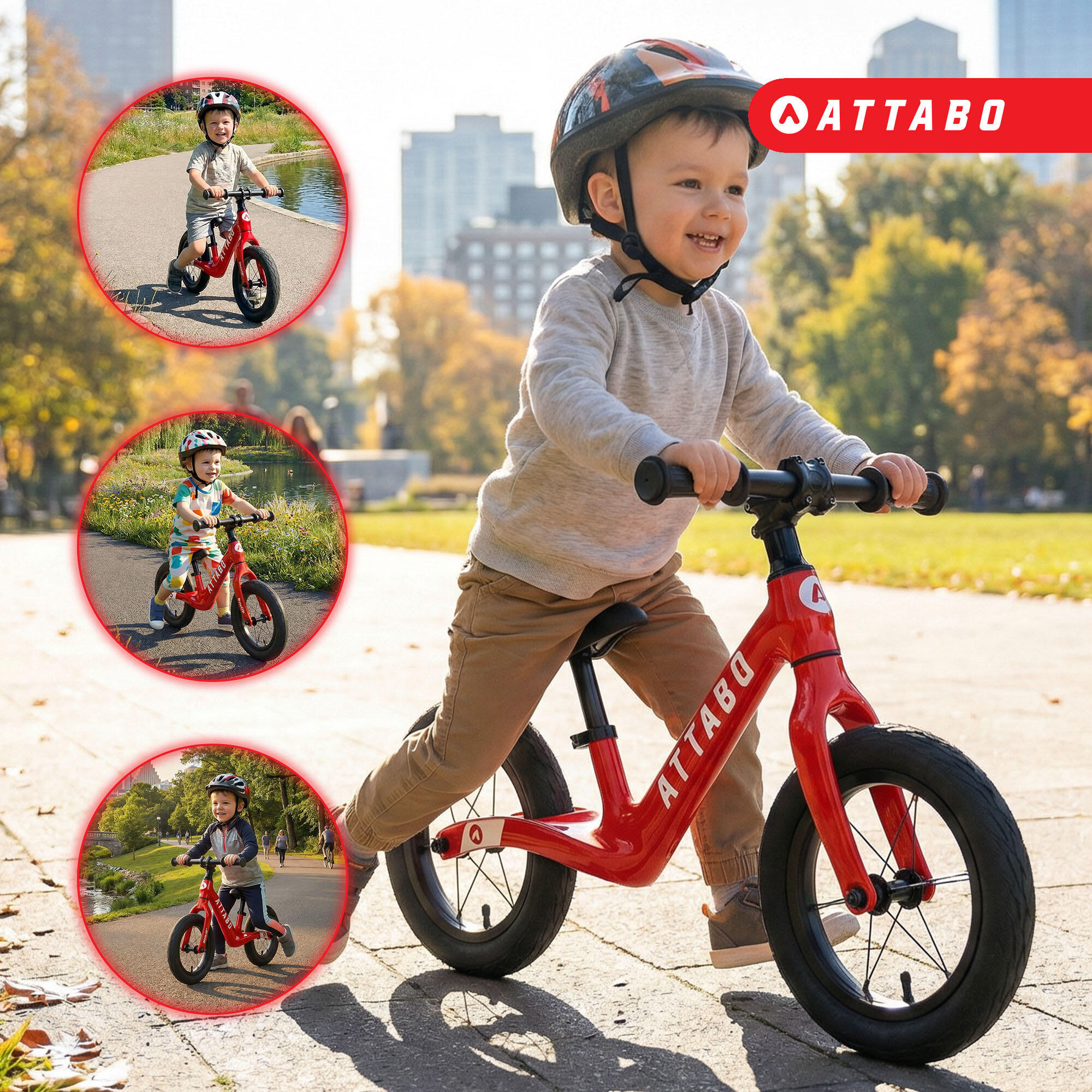 Bicicletta senza pedali ATTABO Brisk 6/7