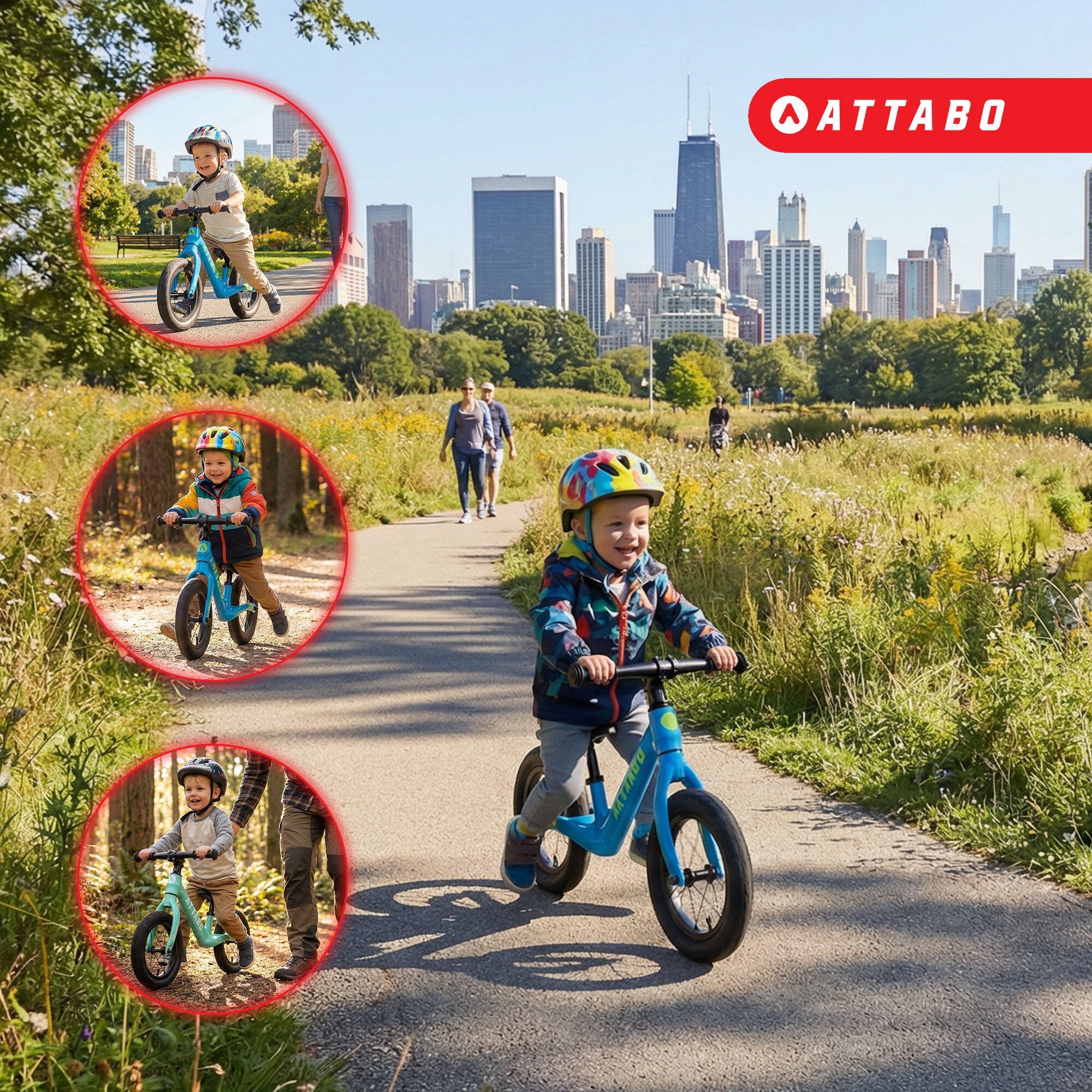 Bicicletta senza pedali ATTABO Brisk 6/7