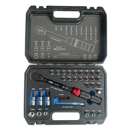 Klucz dynamometryczny do rowerów, zestaw 32-częściowy, 2-24 Nm