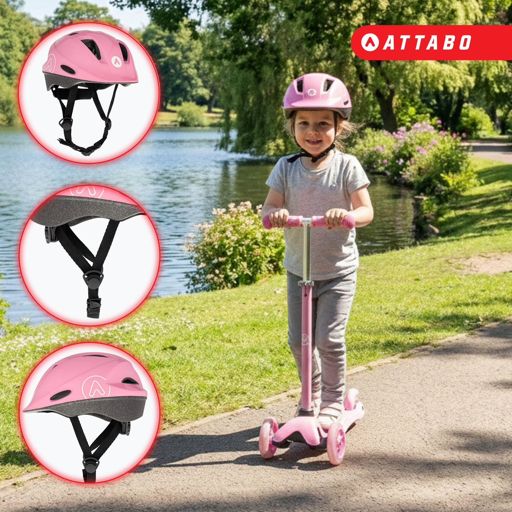 Casco da bici per bambini ATTABO Hinge 5/7