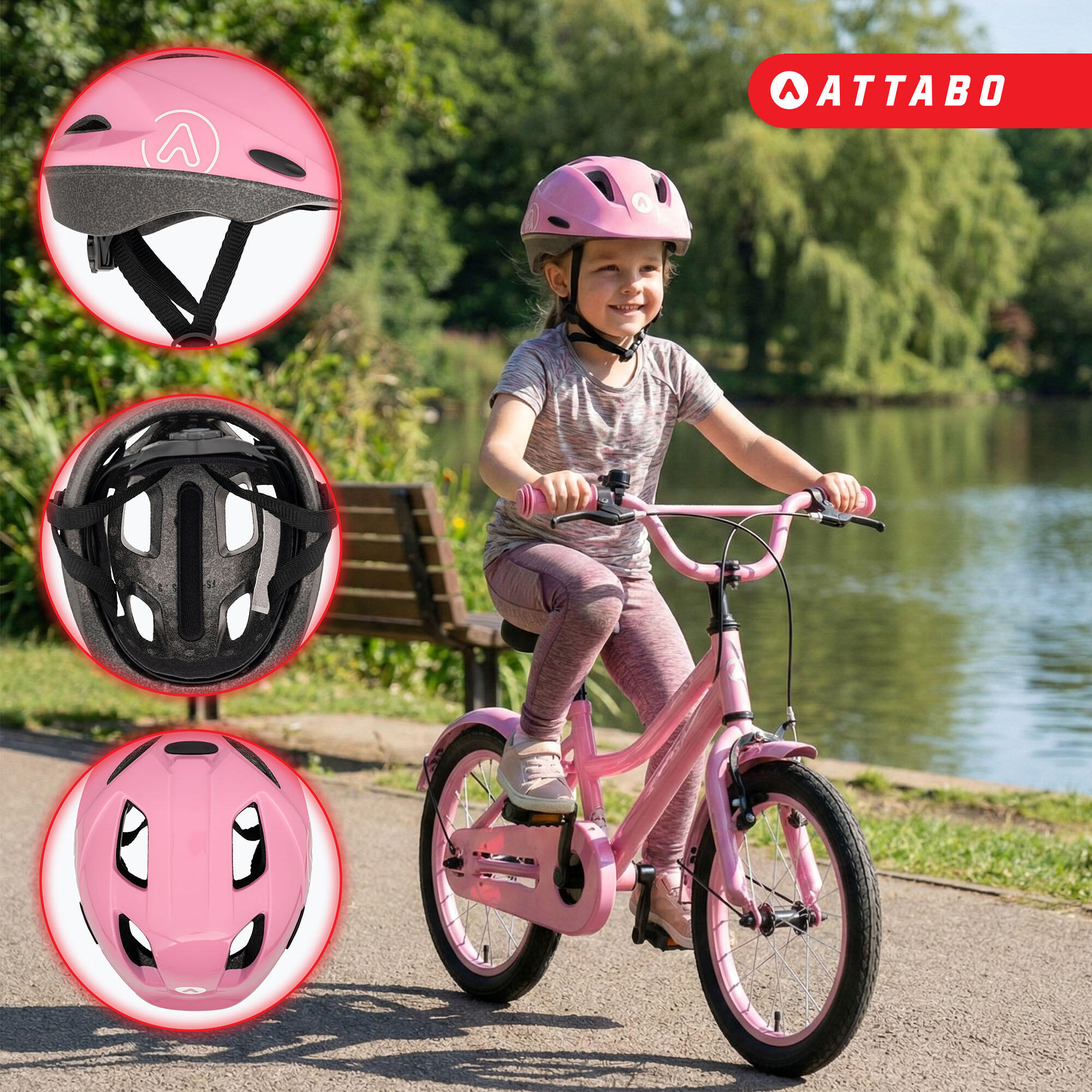 Casco da bici per bambini ATTABO Hinge 4/7