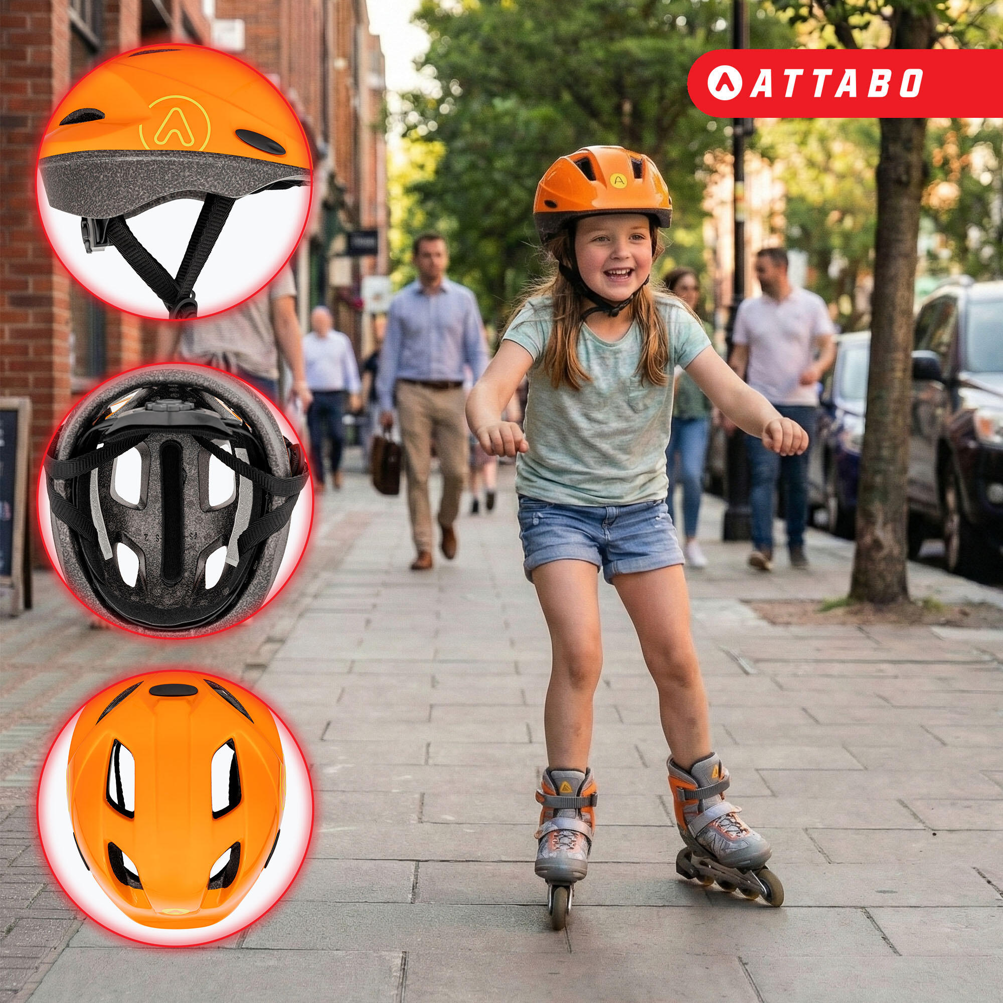Casco de bicicleta para niños ATTABO Hinge 4/6