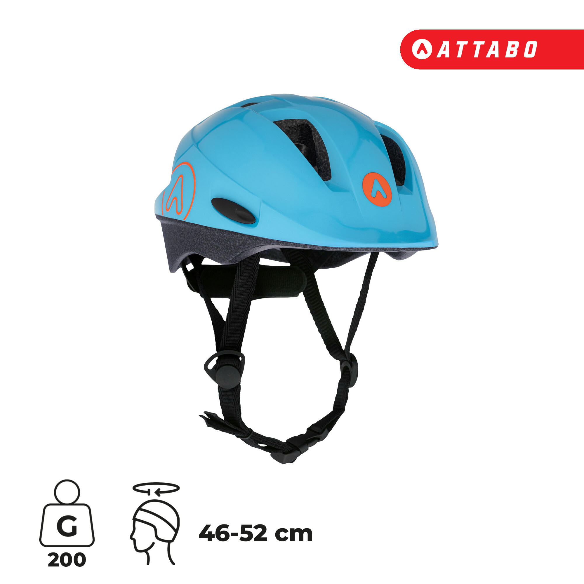 Kinderfahrradhelm ATTABO Hinge 6/7