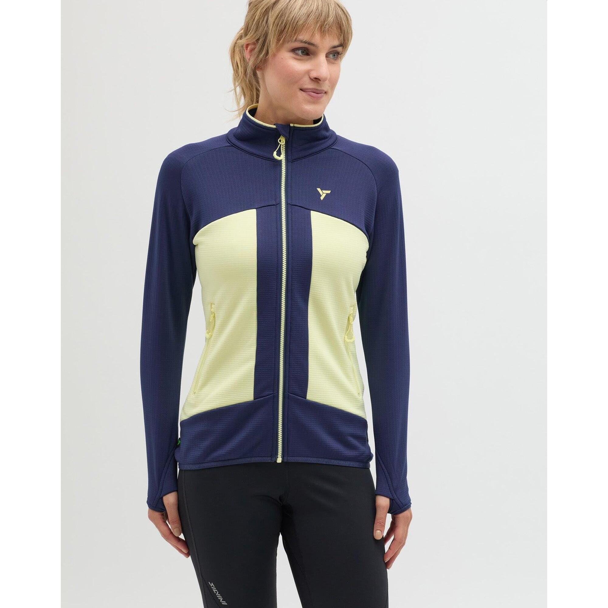 Silvini - Veste De Ski Femme Silvini Valdaora - Sous Veste - Bleu|jaune - Decathlon