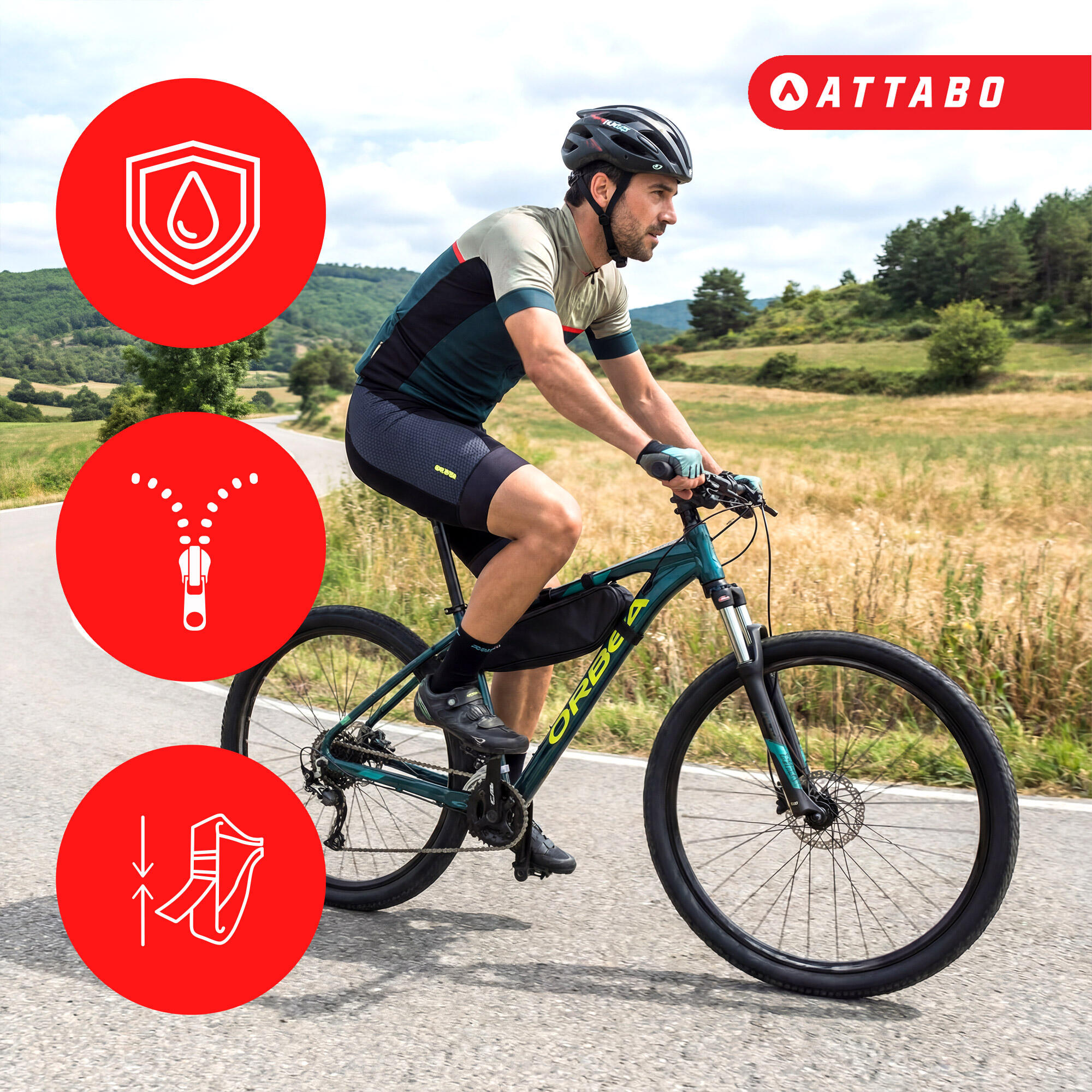 ATTABO 2,5L Fahrradrahmentasche 2/7