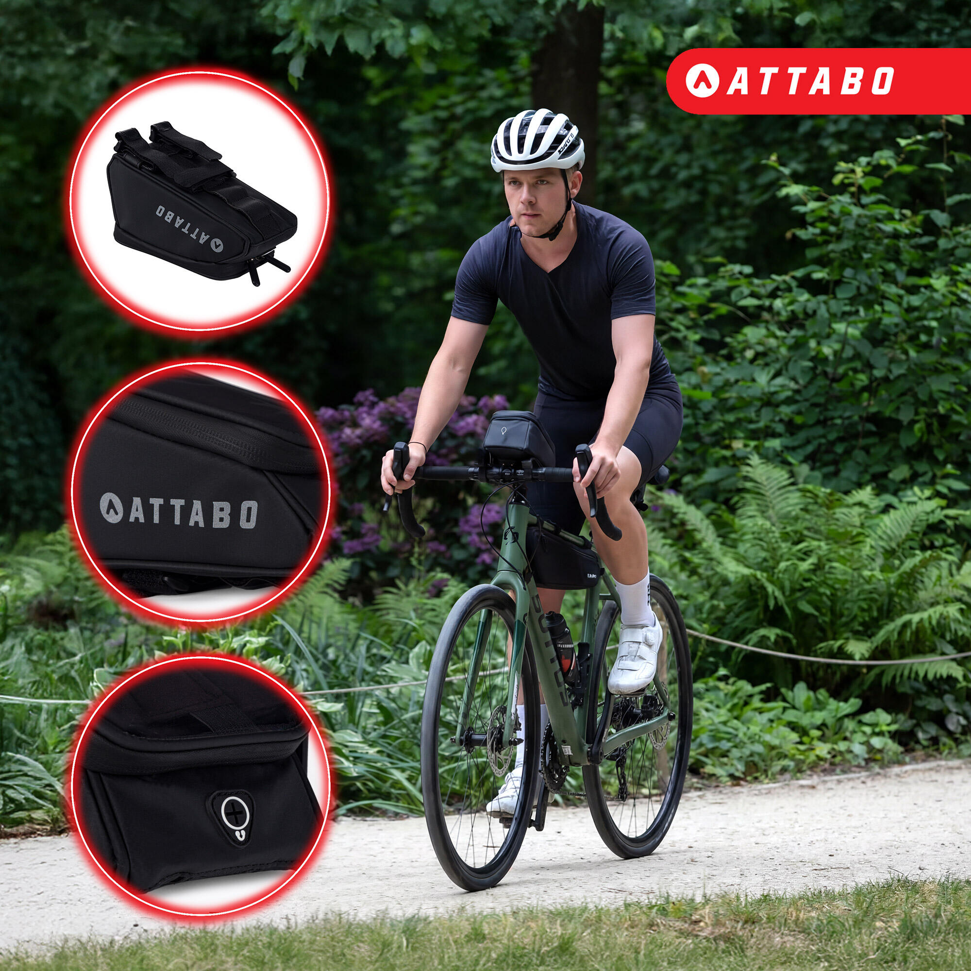 Bolsa de bicicleta ATTABO para tu teléfono 4/7
