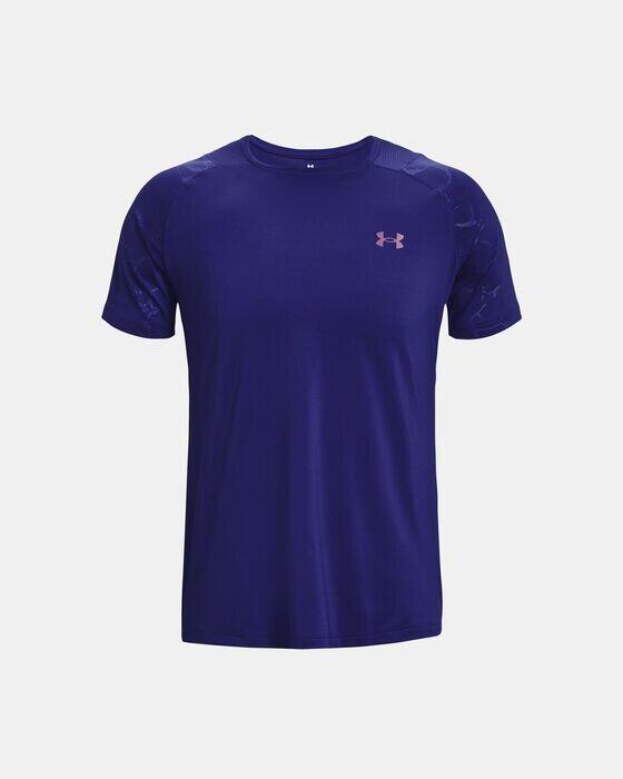 T-shirt training Under Armour UA RUSH Vent 1376790 bleu 2/6