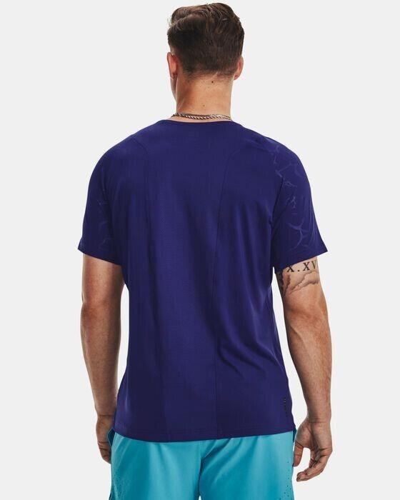 T-shirt training Under Armour UA RUSH Vent 1376790 bleu 4/6