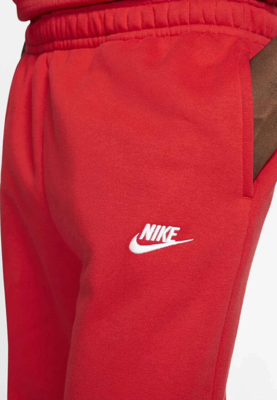 Pantalon Nike Sportswear Club Fleece, Rouge, Hommes 3/6