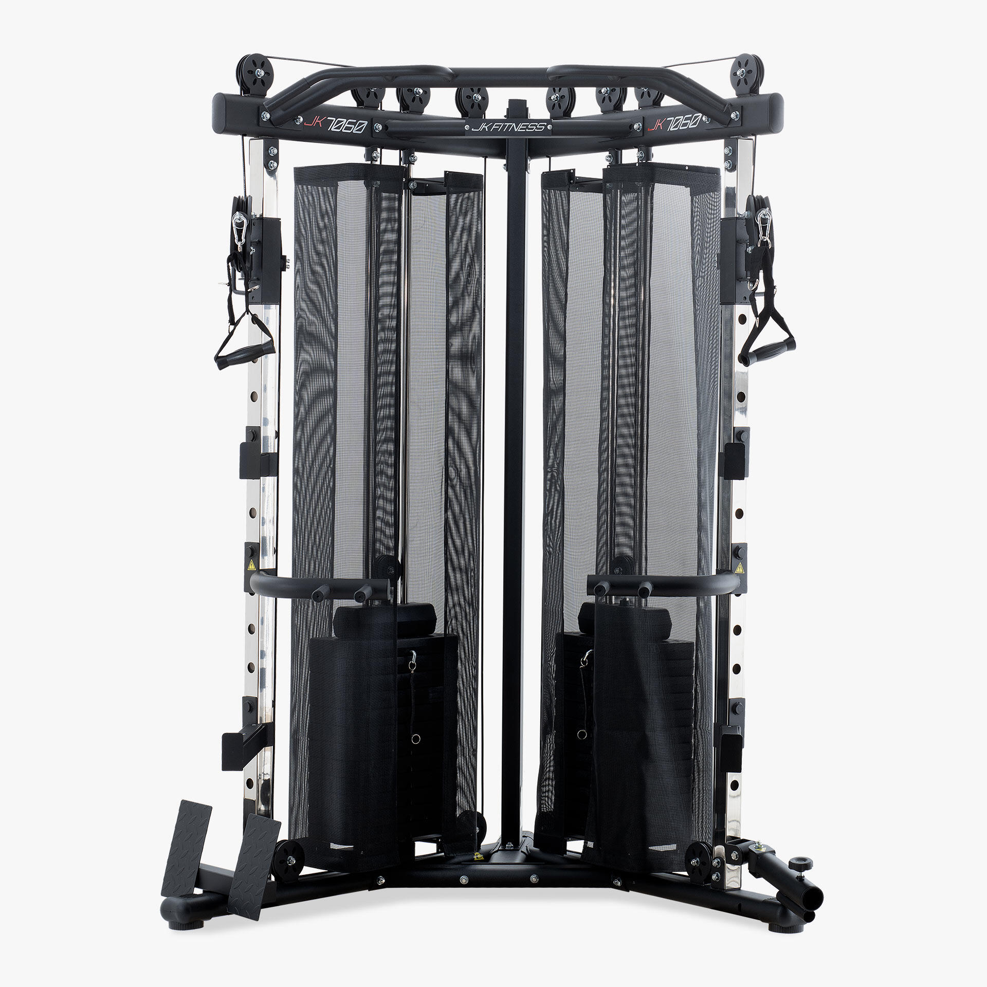 JK7060 Dual Pulley Cable Cross & Power Rack [Stazione Fitness Completa] 2/7