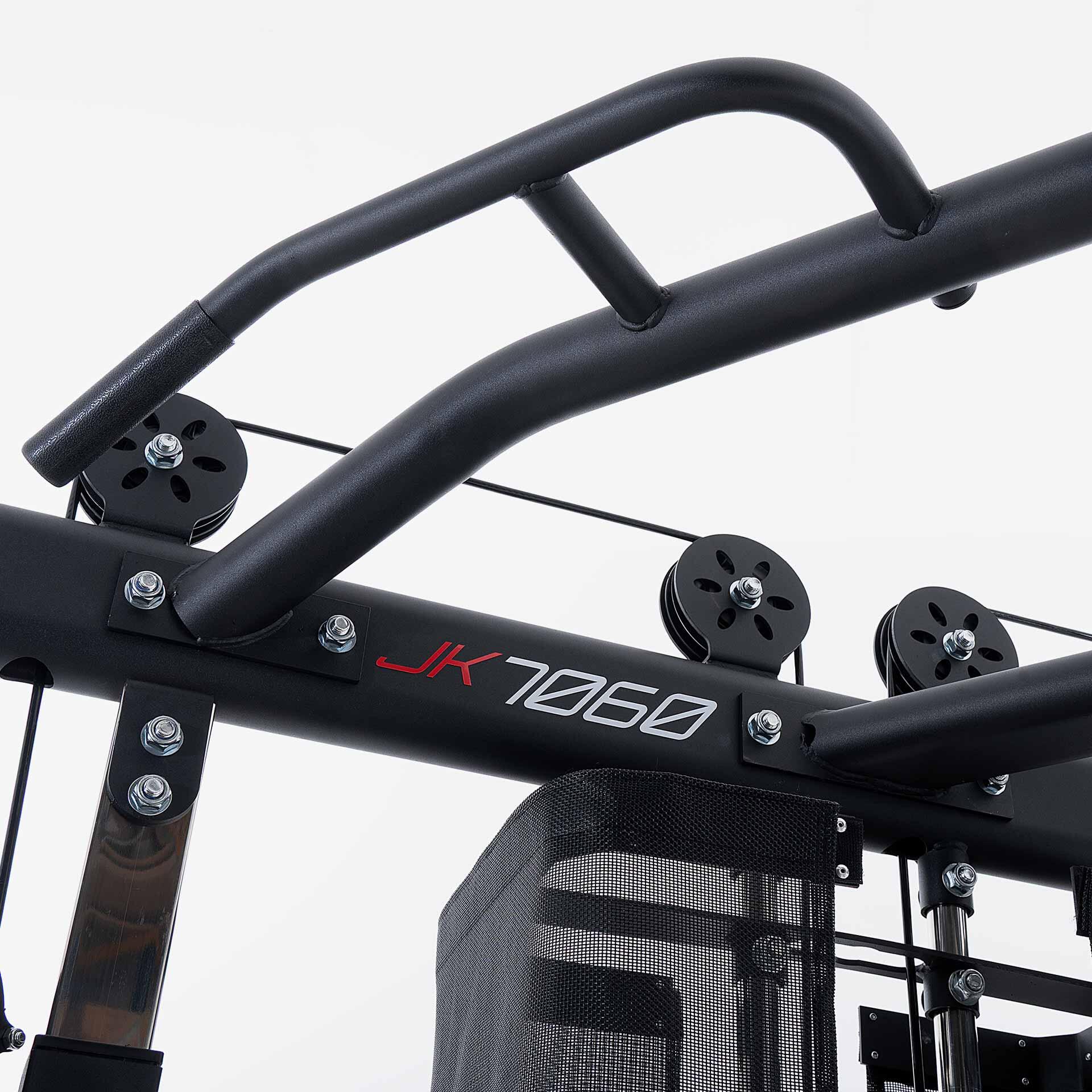 JK7060 Dual Pulley Cable Cross & Power Rack [Stazione Fitness Completa] 4/7