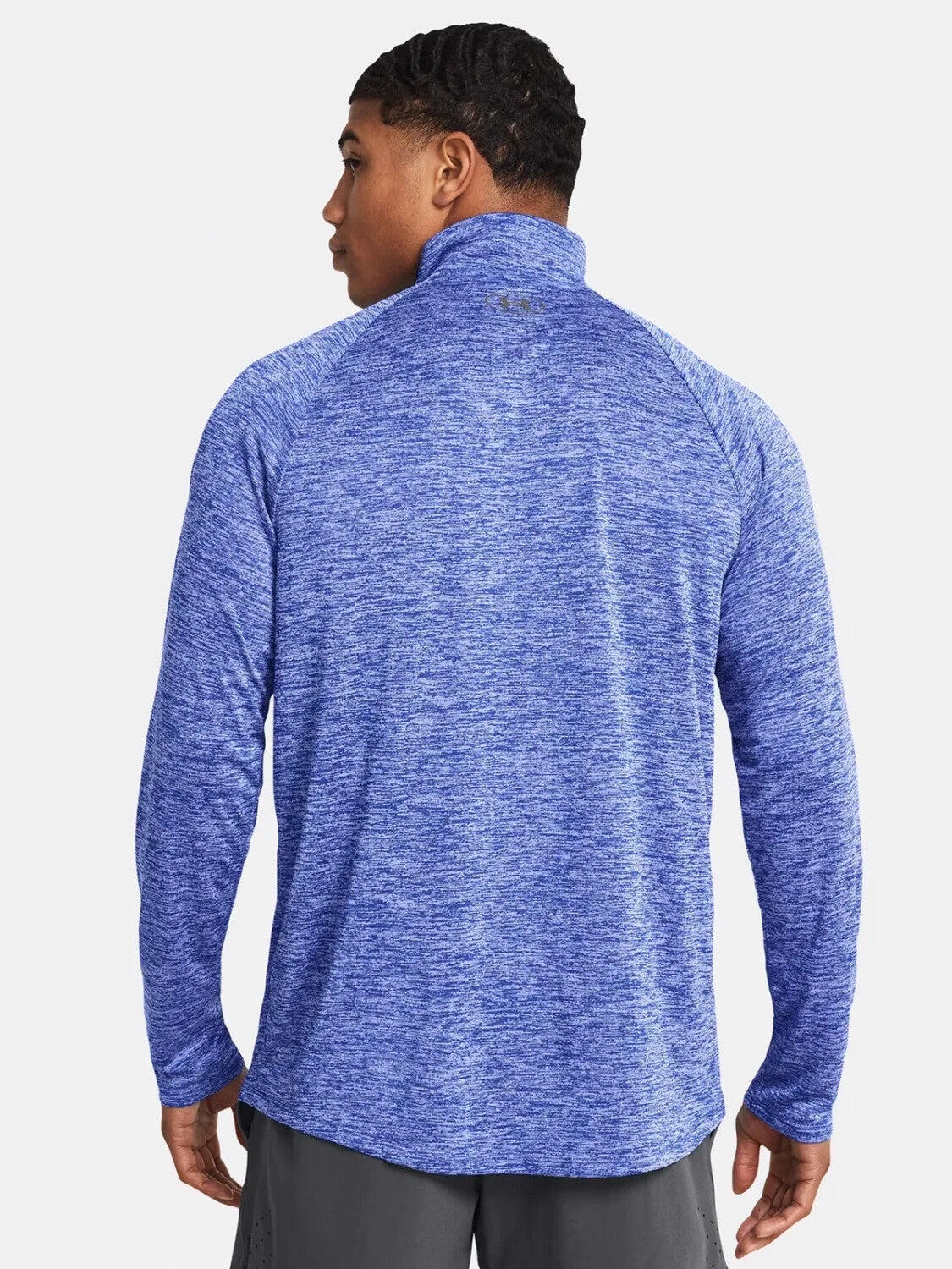 Haut d'entraînement Under Armour Tech 1/2 zip bleu 4/6