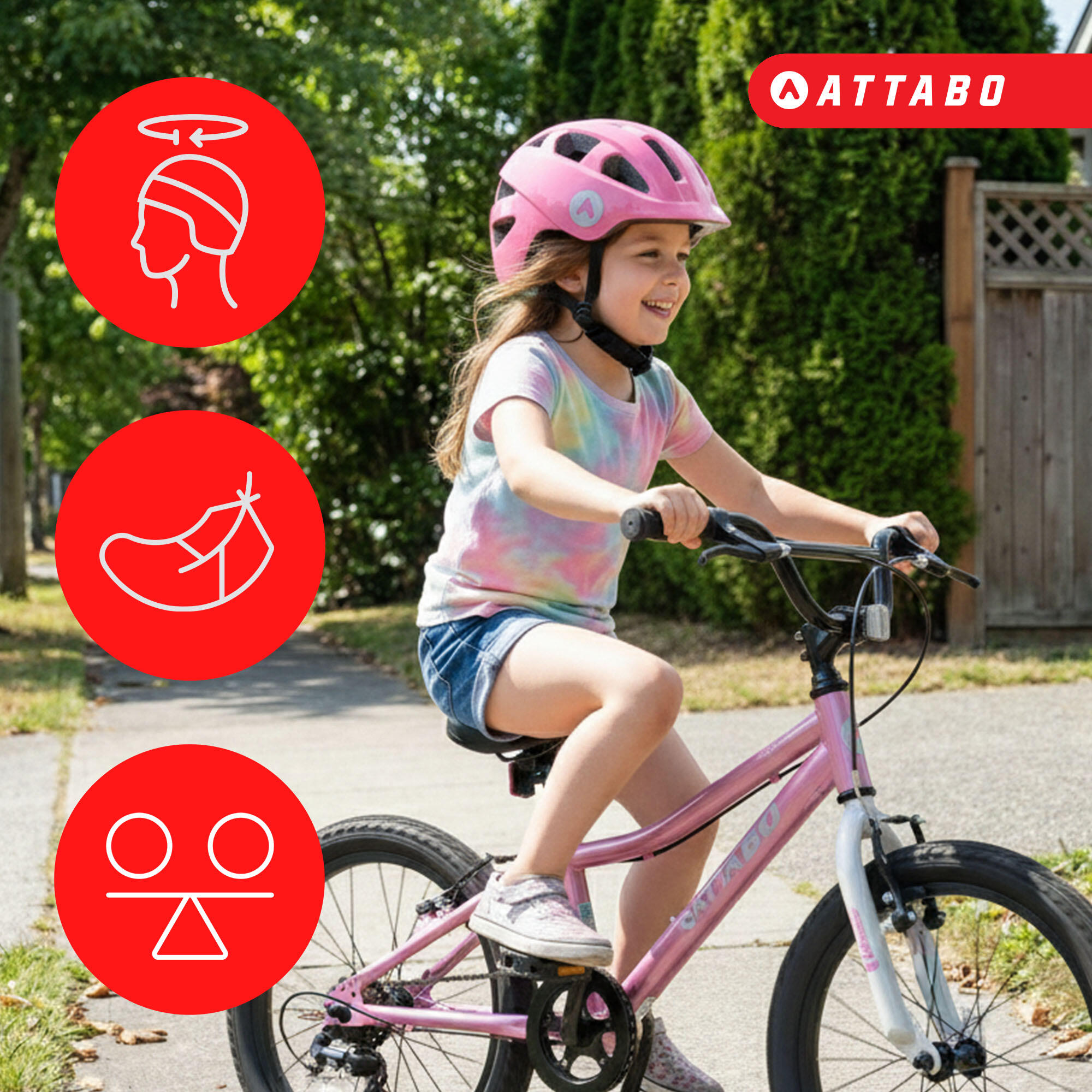Casque de vélo enfant ATTABO K200 2/7