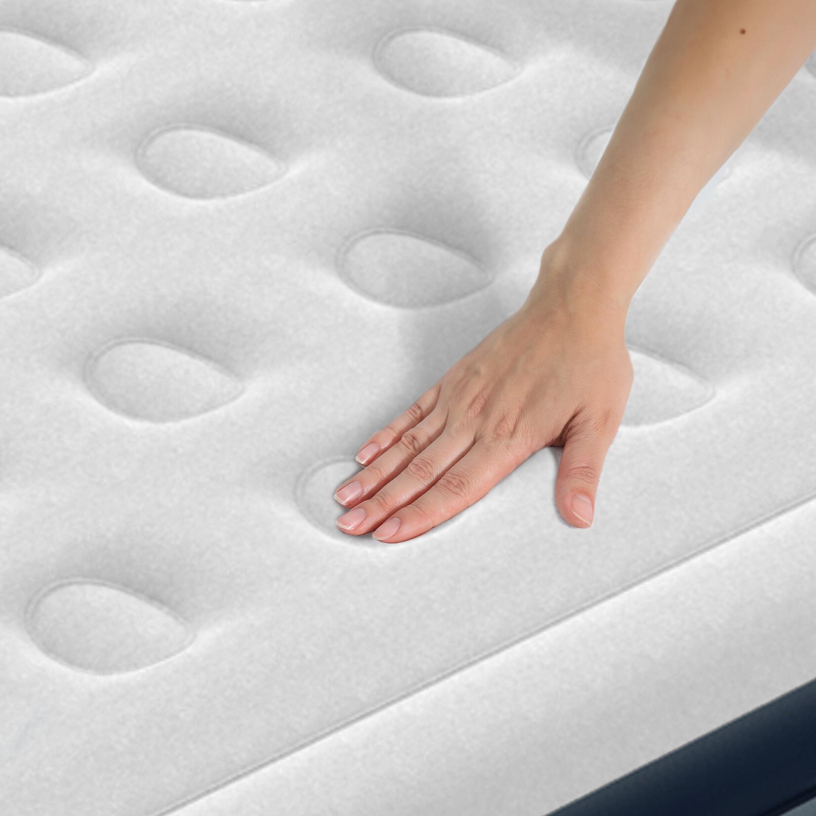 Lit gonflable Queen Size premium avec pompe électrique et tissu imperméable 6/7