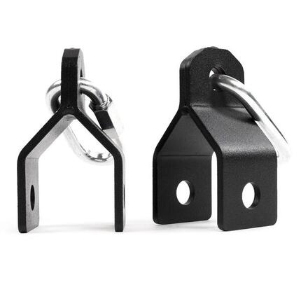 Fixation anneaux de gymnastique acier 18x6x5 cm compatible rack 75x75