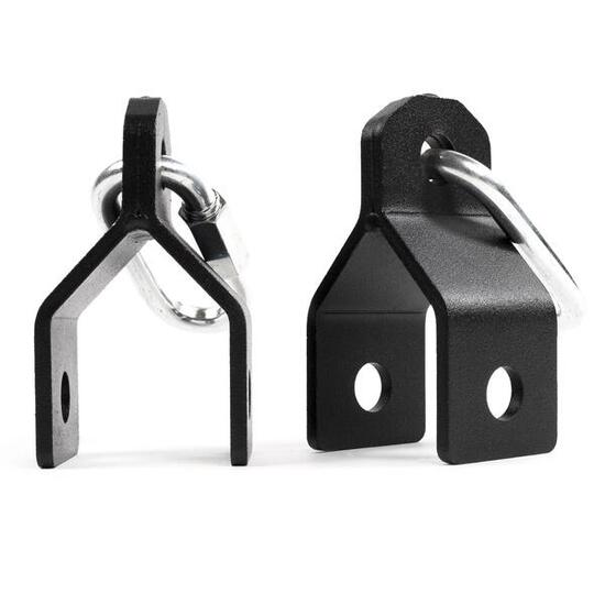 Fixation anneaux de gymnastique acier 18x6x5 cm compatible rack 75x75