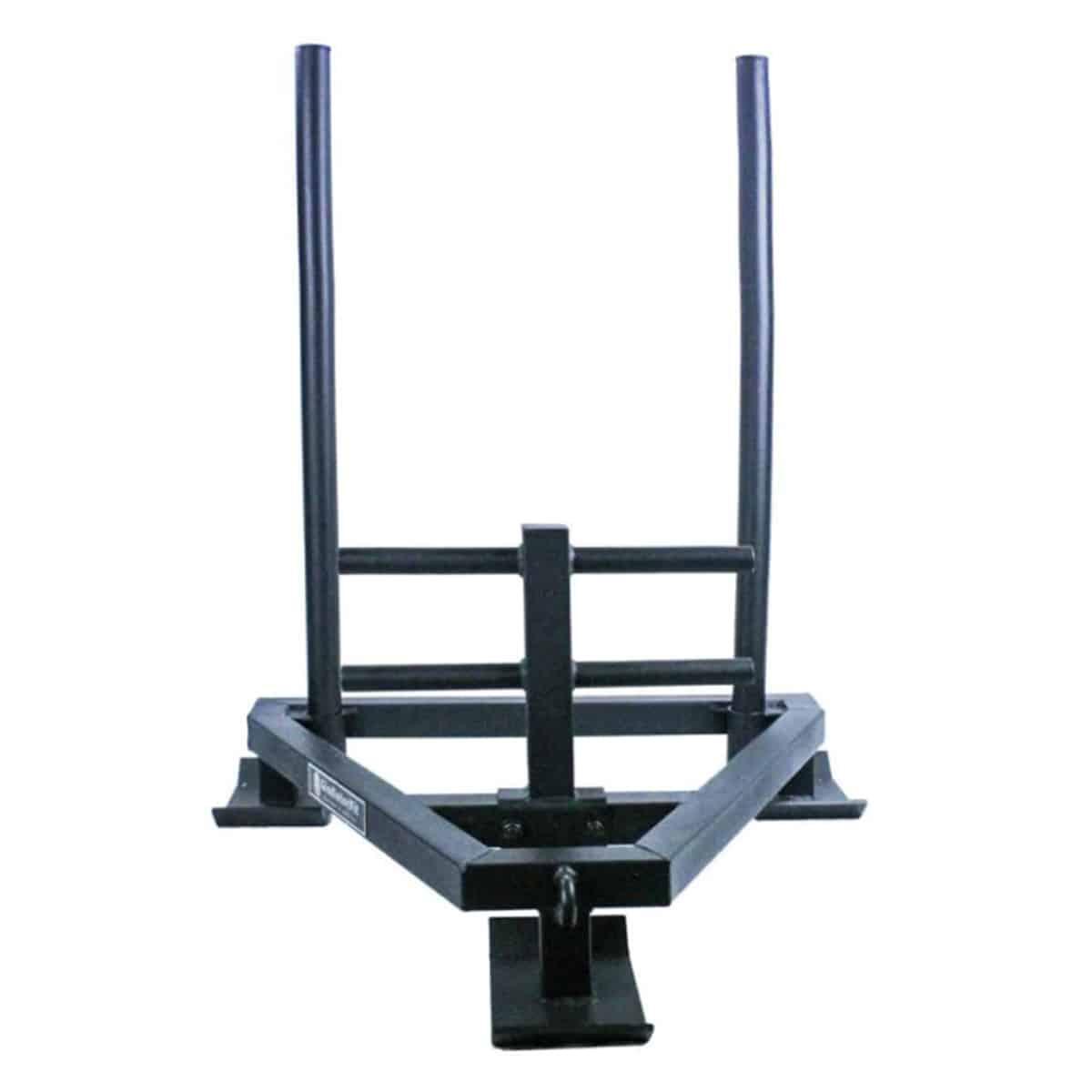 Traineau de puissance acier Sled 91x78x100 cm noir Ø51mm 2/5