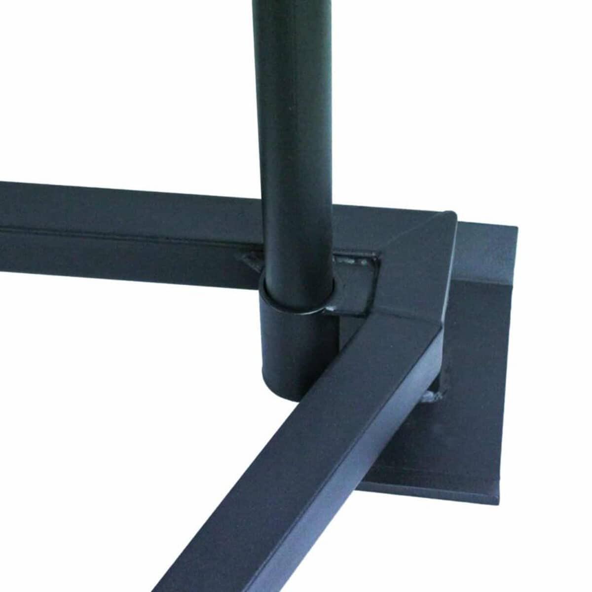 Traineau de puissance acier Sled 91x78x100 cm noir Ø51mm 5/5