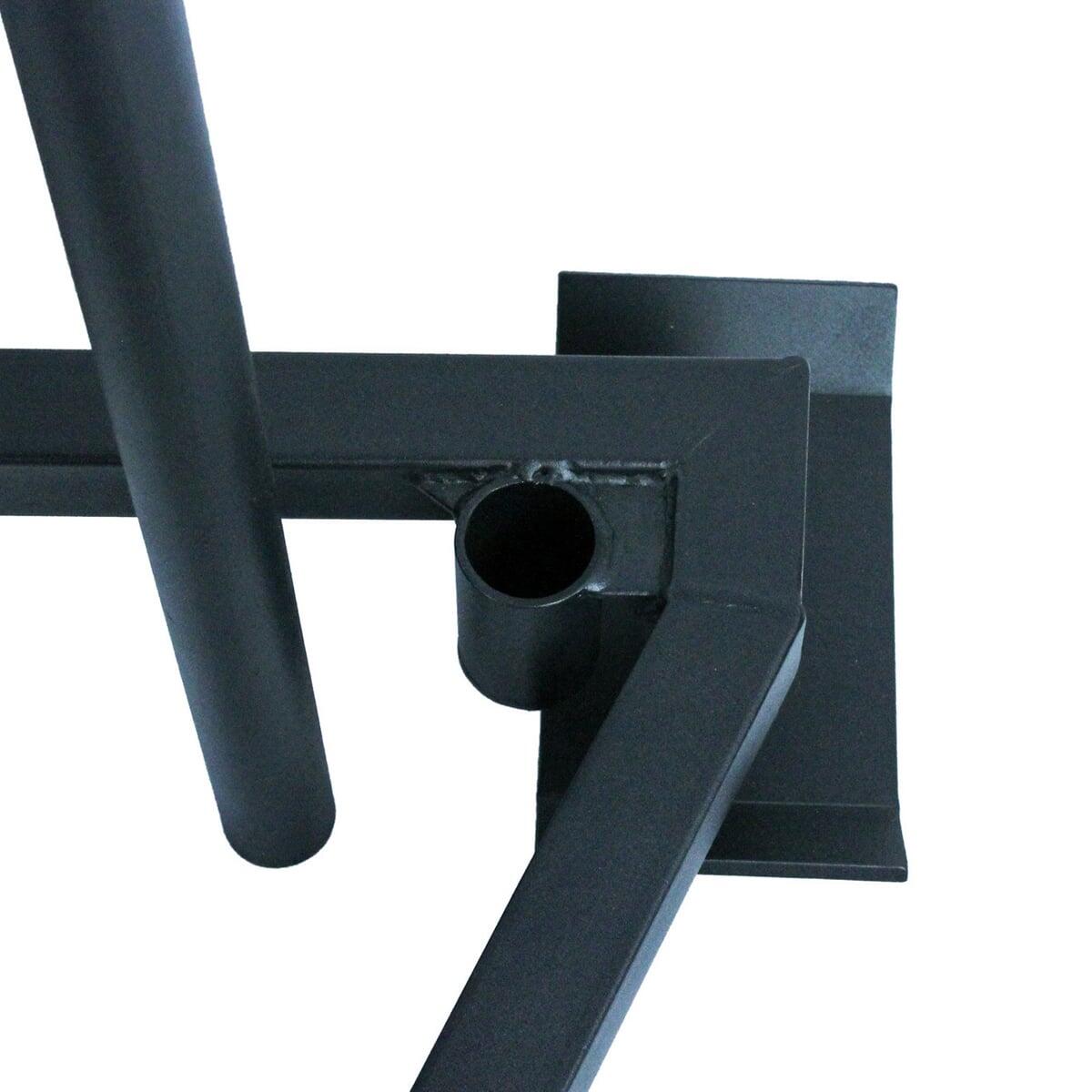 Traineau de puissance acier Sled 91x78x100 cm noir Ø51mm 4/5