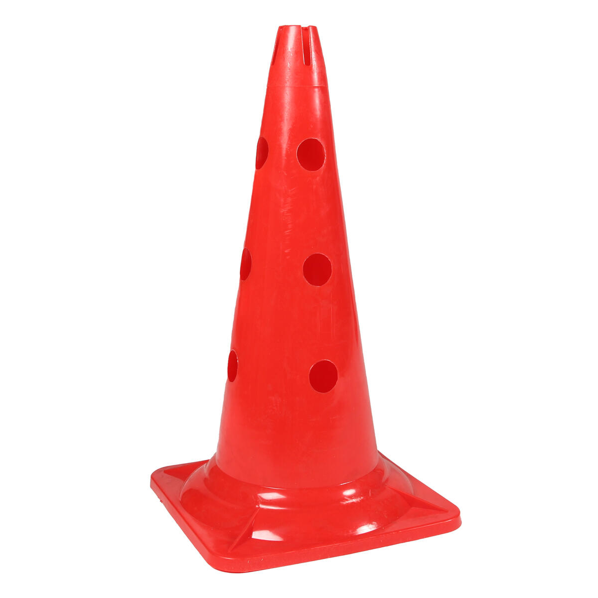 Haie de vitesse PVC orange multifonction 150x6x38cm avec 2 cônes 4/4