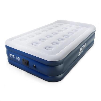 Lit gonflable simple premium avec pompe électrique et tissu imperméable