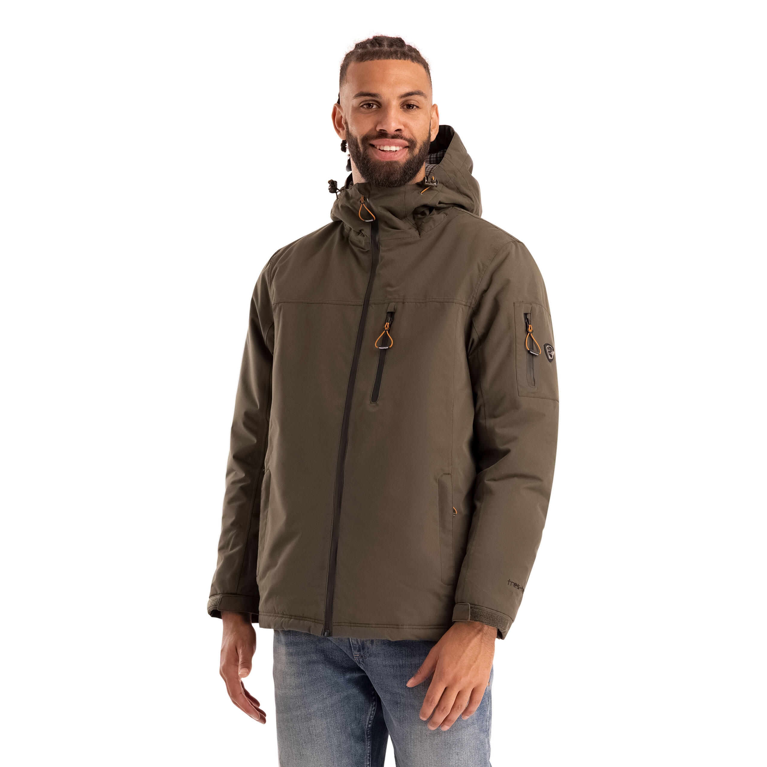 Trespass Zeppe Veste Imperméable Homme TP50 Bleue TRESPASS