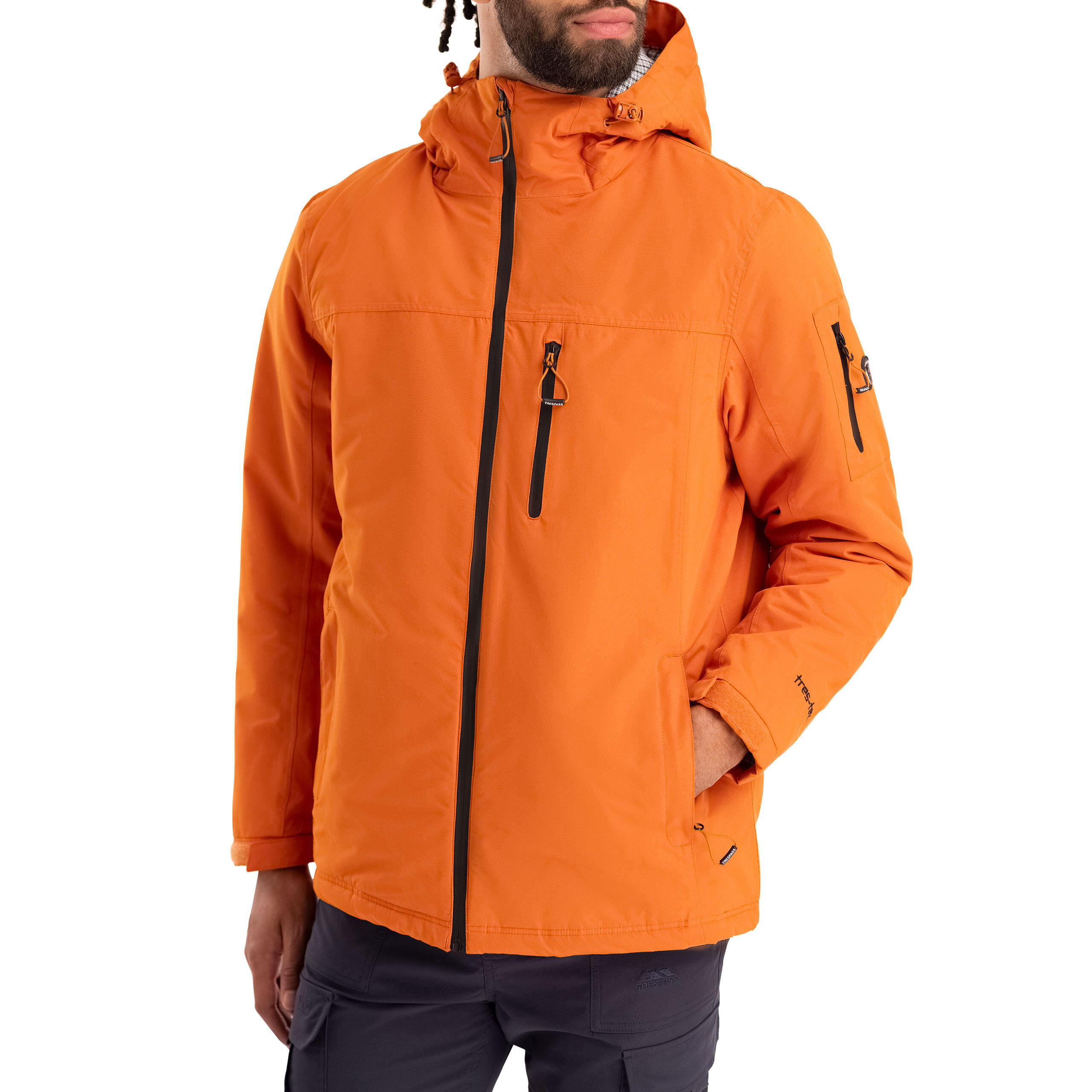 Trespass Kirkbost - Chaqueta outdoor para hombre naranja especia 4/5
