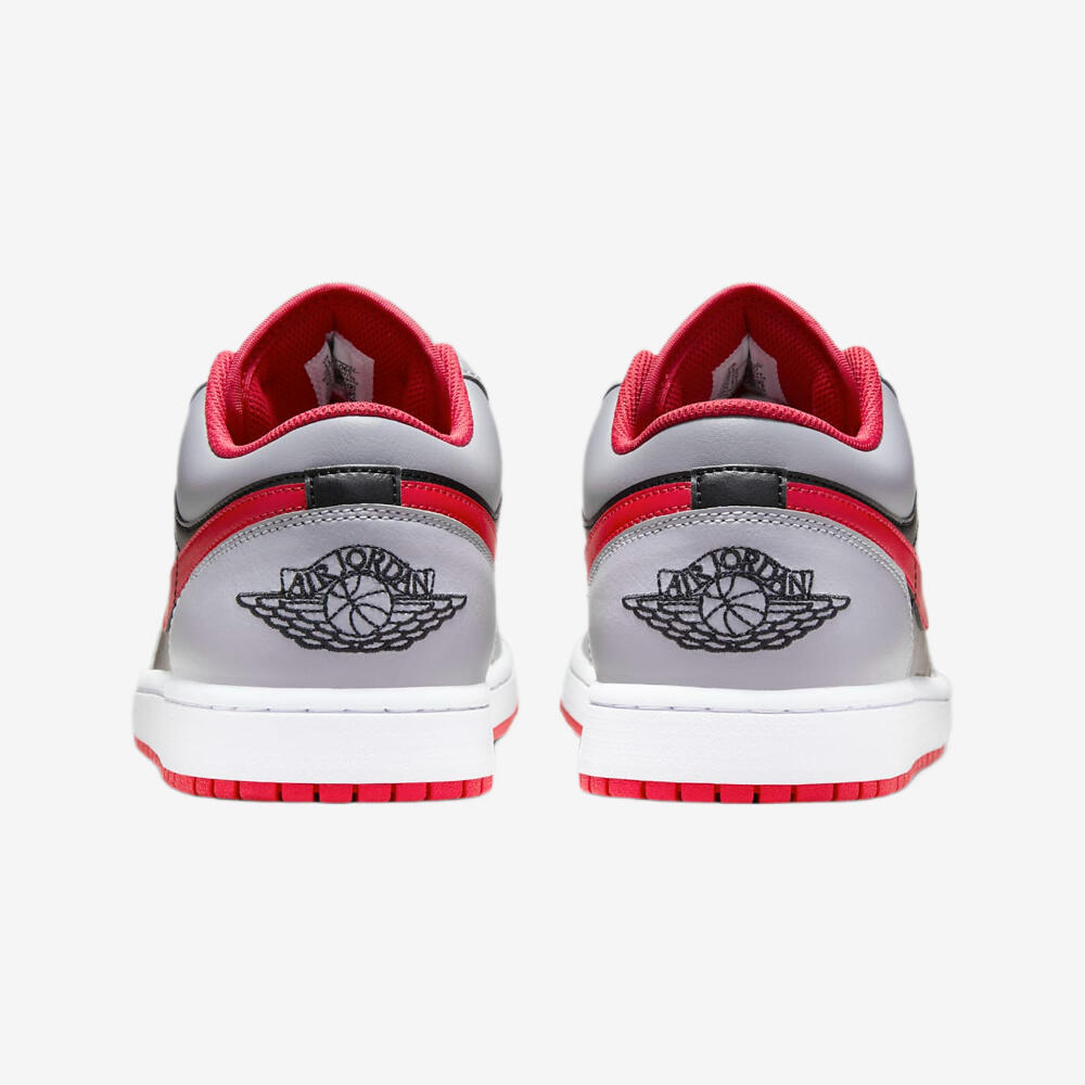 Jordan 1 Low Black Light Smoke Grey Gym Red 6/6