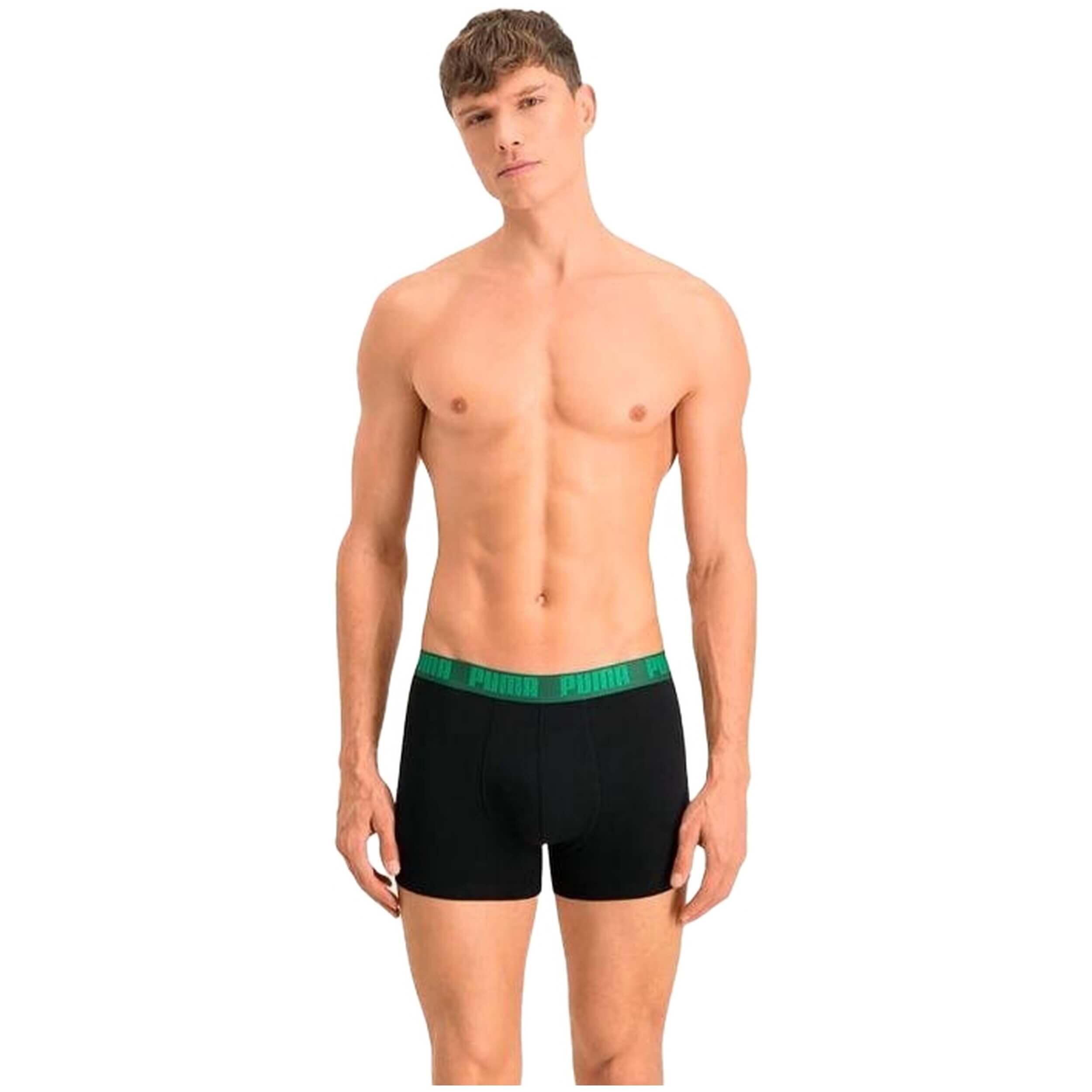 2 er Pack Puma Boxer Boxershorts Men Herren Unterhose Pant Unterwäsche 3/4
