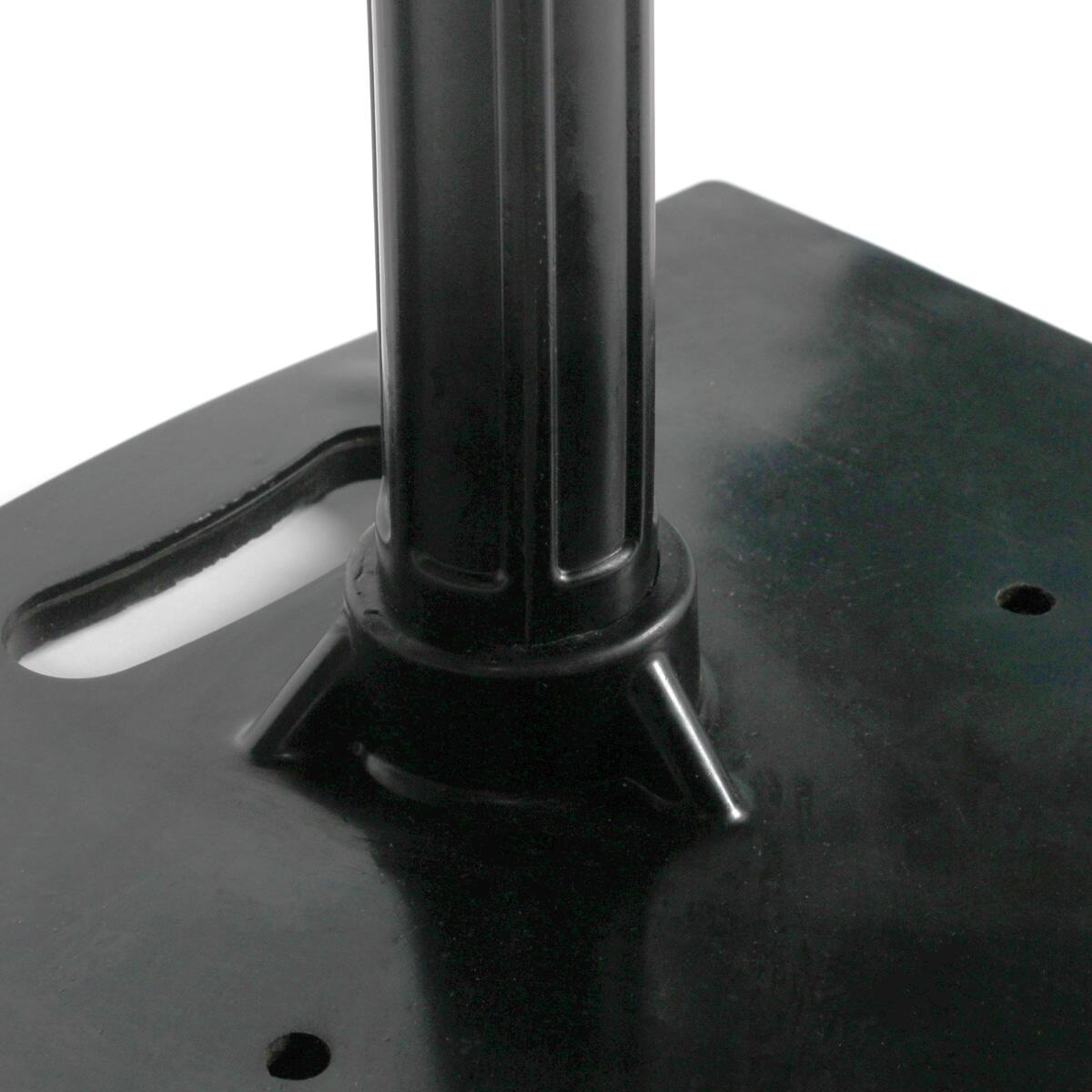 Tee-ball en caoutchouc réglable 60-100 cm - Noir, robuste 4/4