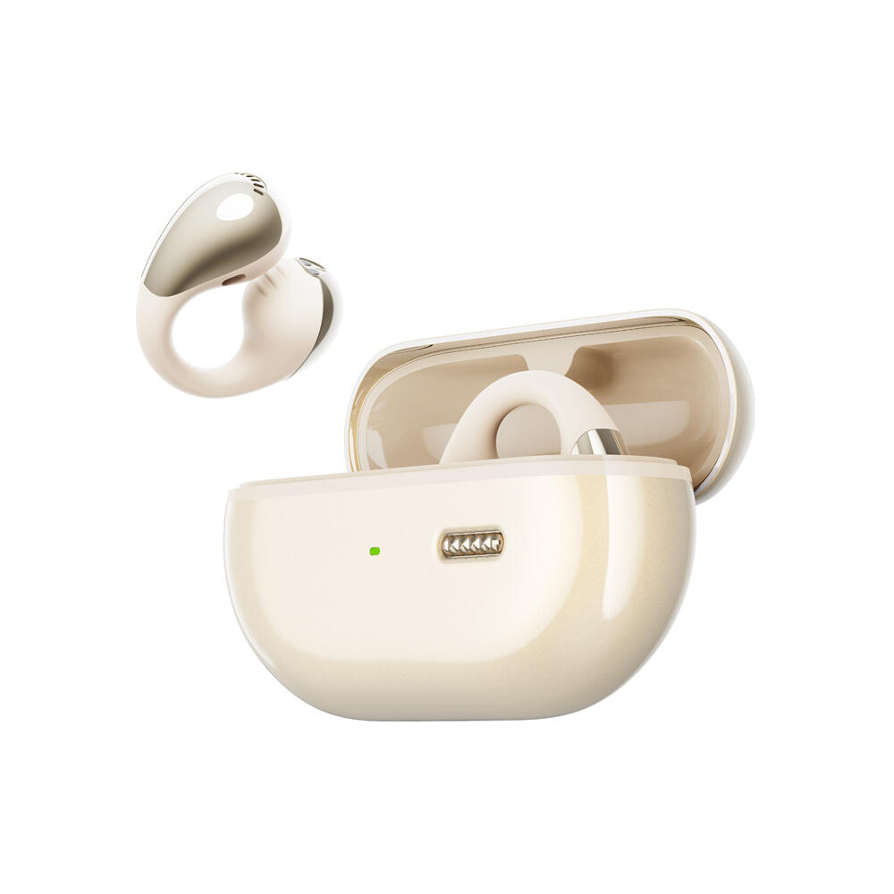 SoundPEATS PearlClip Pro Earbuds Beige