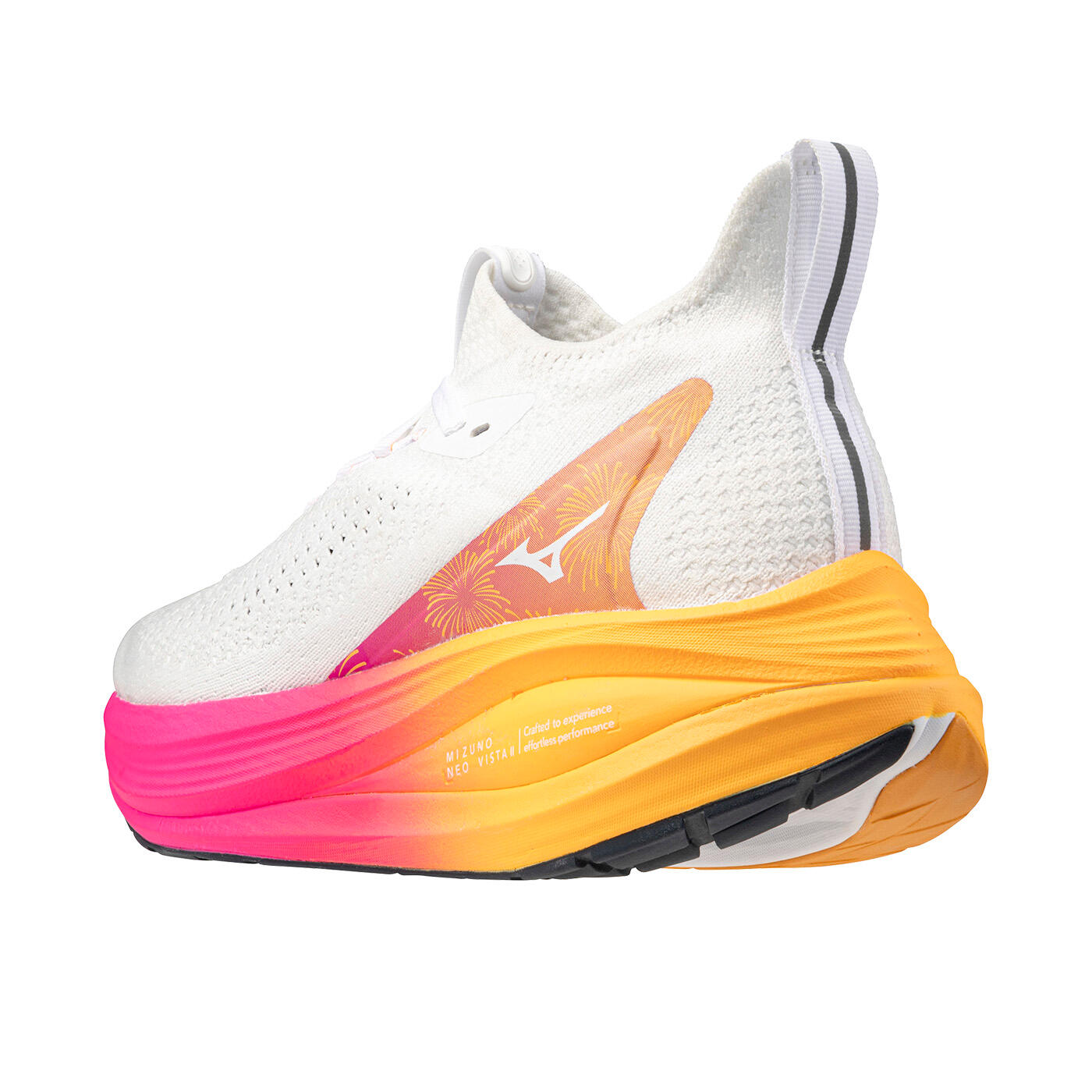 Mizuno Neo Vista 2 Zapatilla de running Blanca, rosa y naranja 7/7
